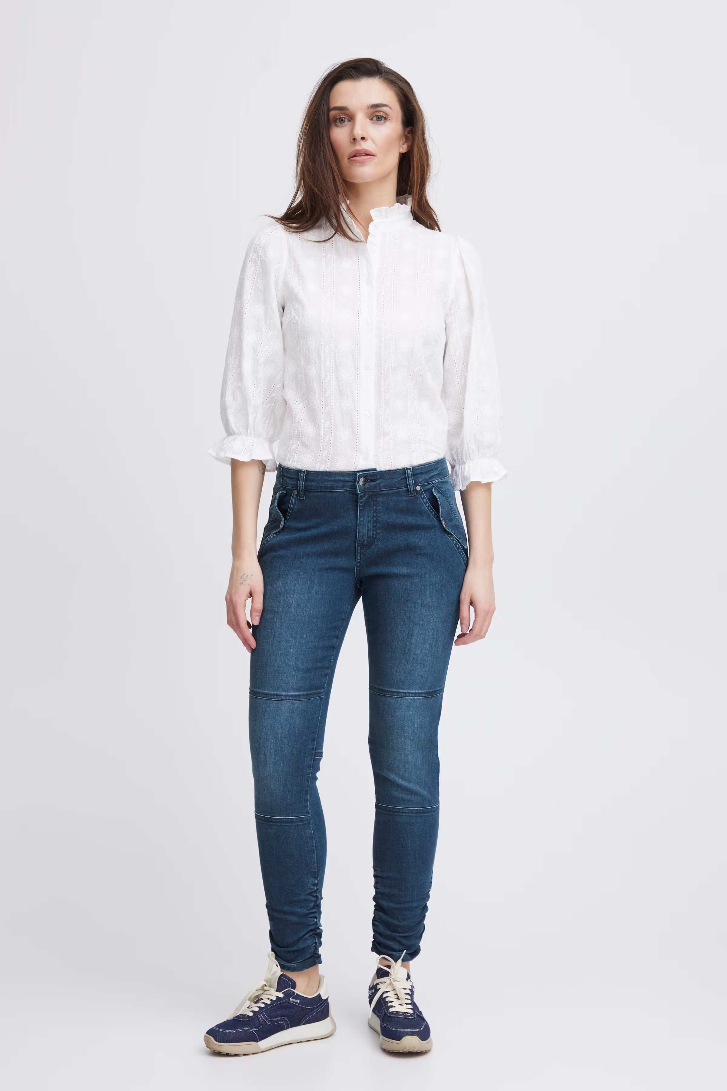 PZFAYLINN Mid Waist Skinny Leg Broek LOOKBOOK FRONT 50207991-200005