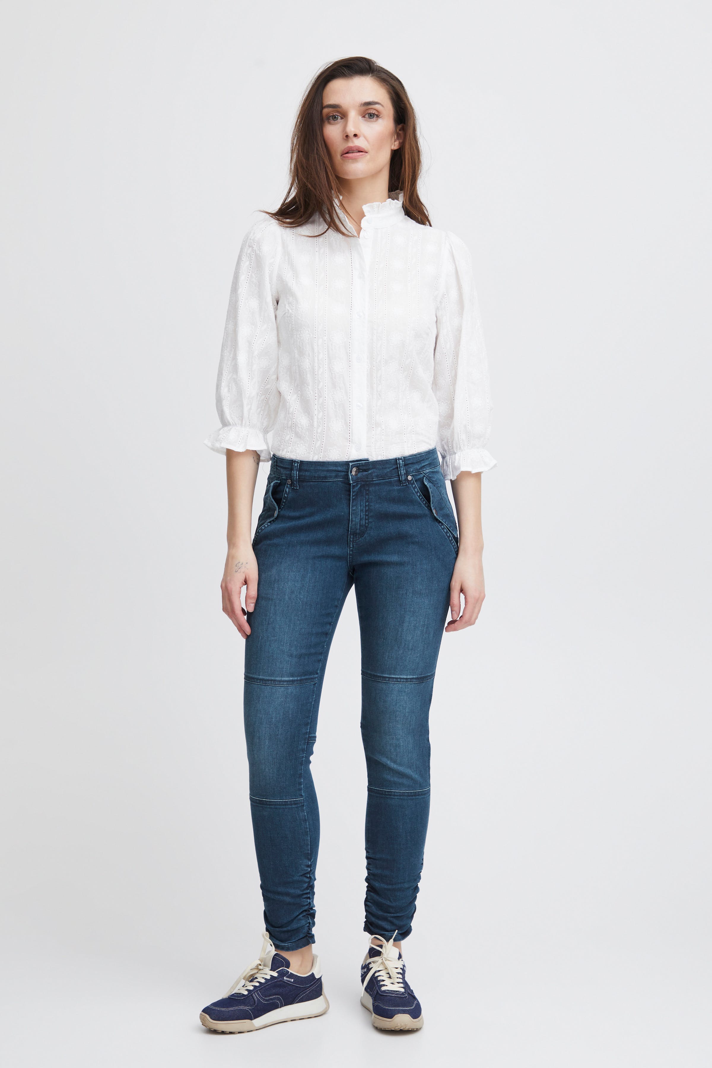 PZFAYLINN Mid Waist Skinny Leg Trousers LOOKBOOK FRONT 50207991-200005