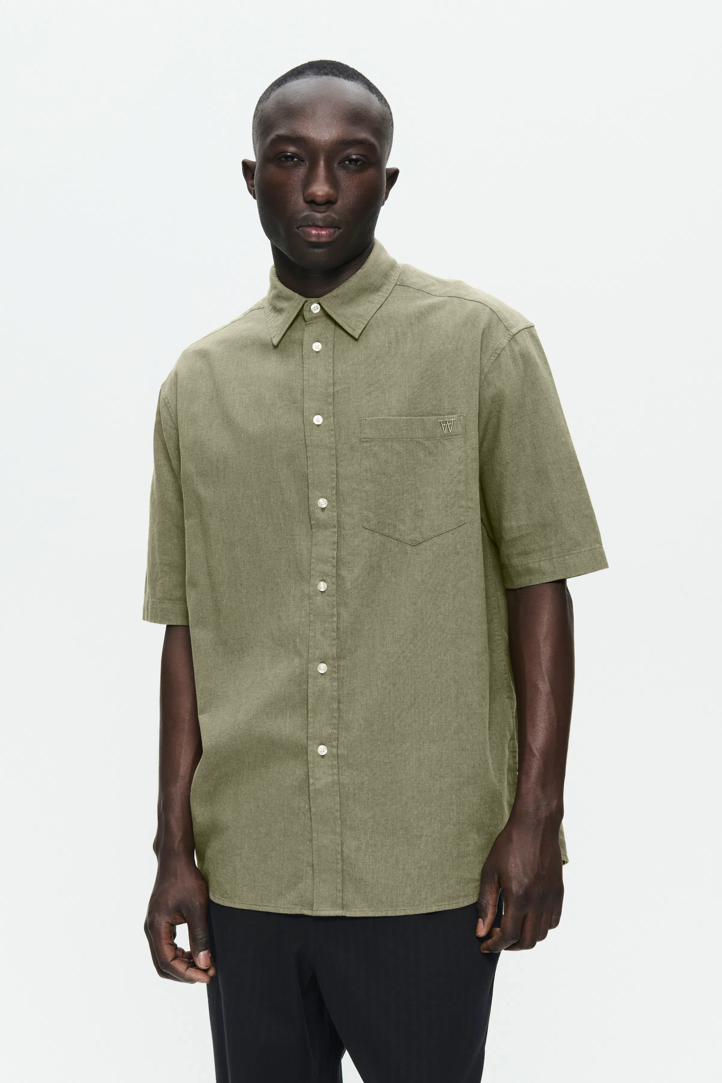 WWaaron Hør Skjorte  LOOKBOOK FRONT 30251408-180515