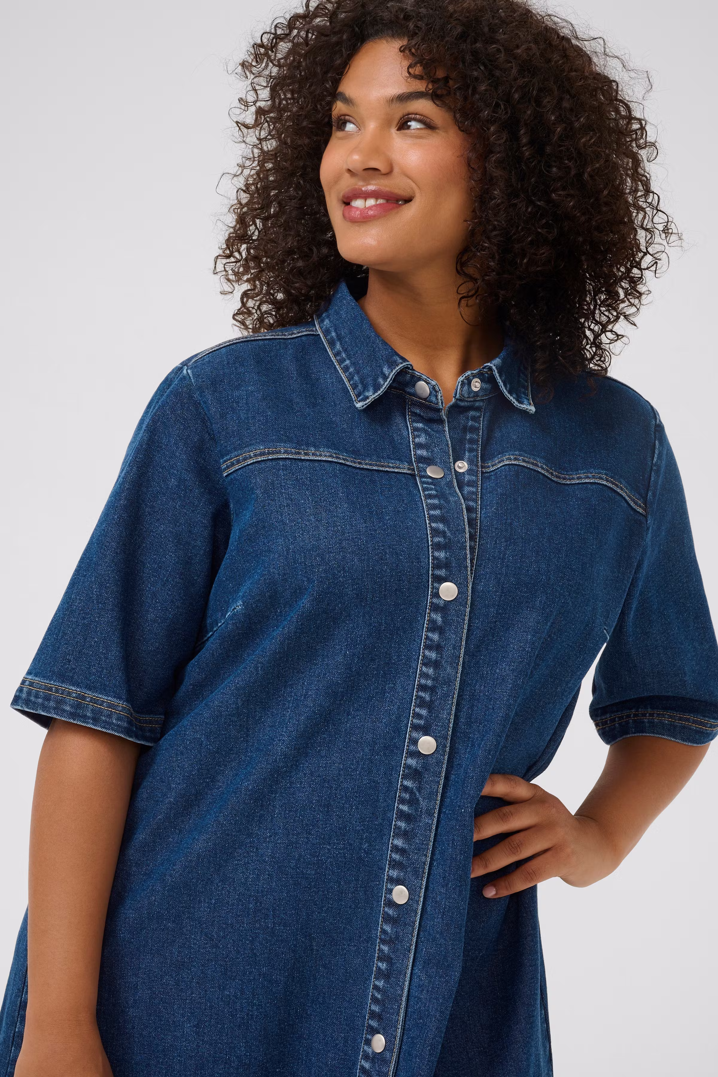 KCsandria Denim Dress LOOKBOOK DETAIL 10583533-102272