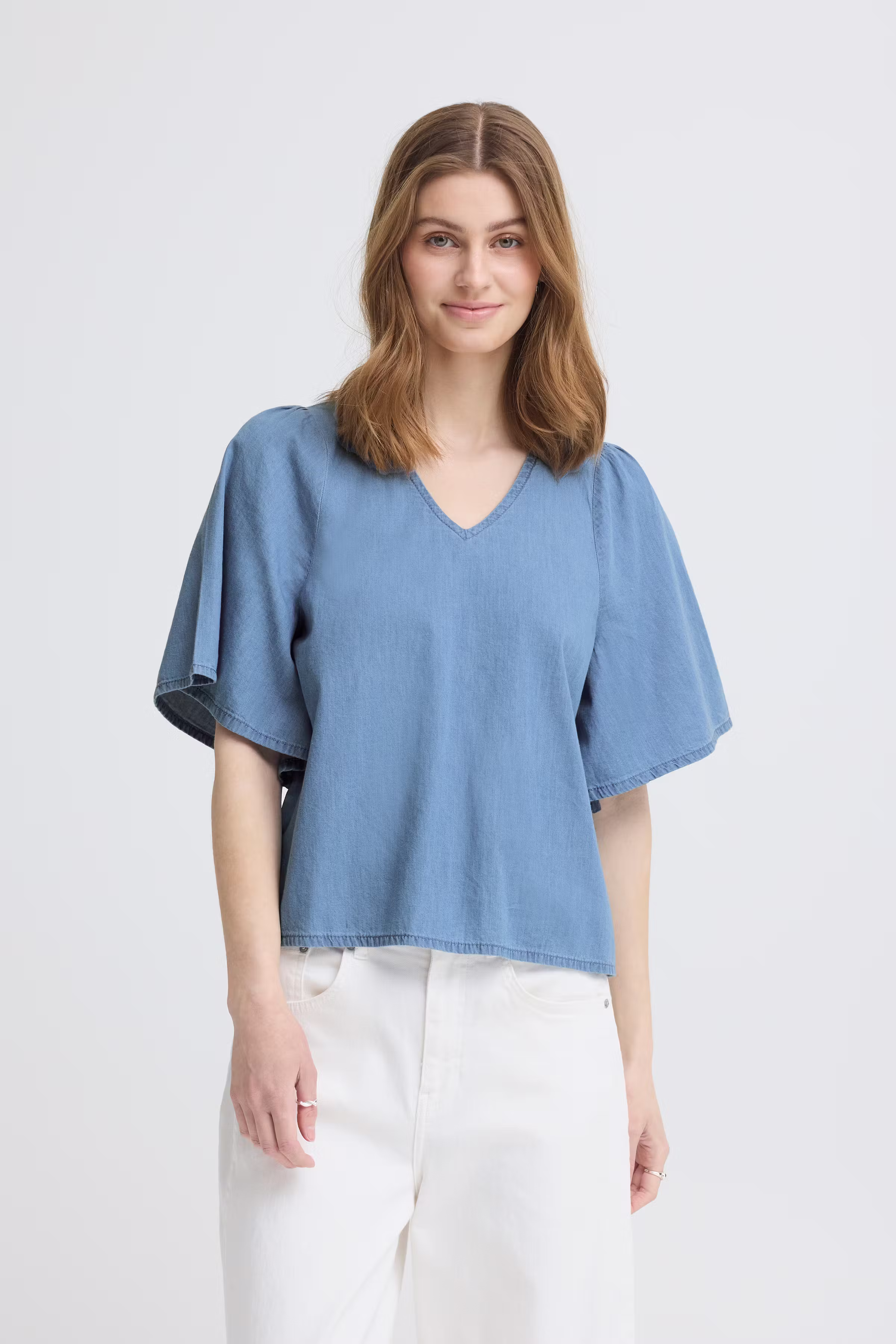 IHBARCY Bluse LOOKBOOK FRONT 20126477-200343