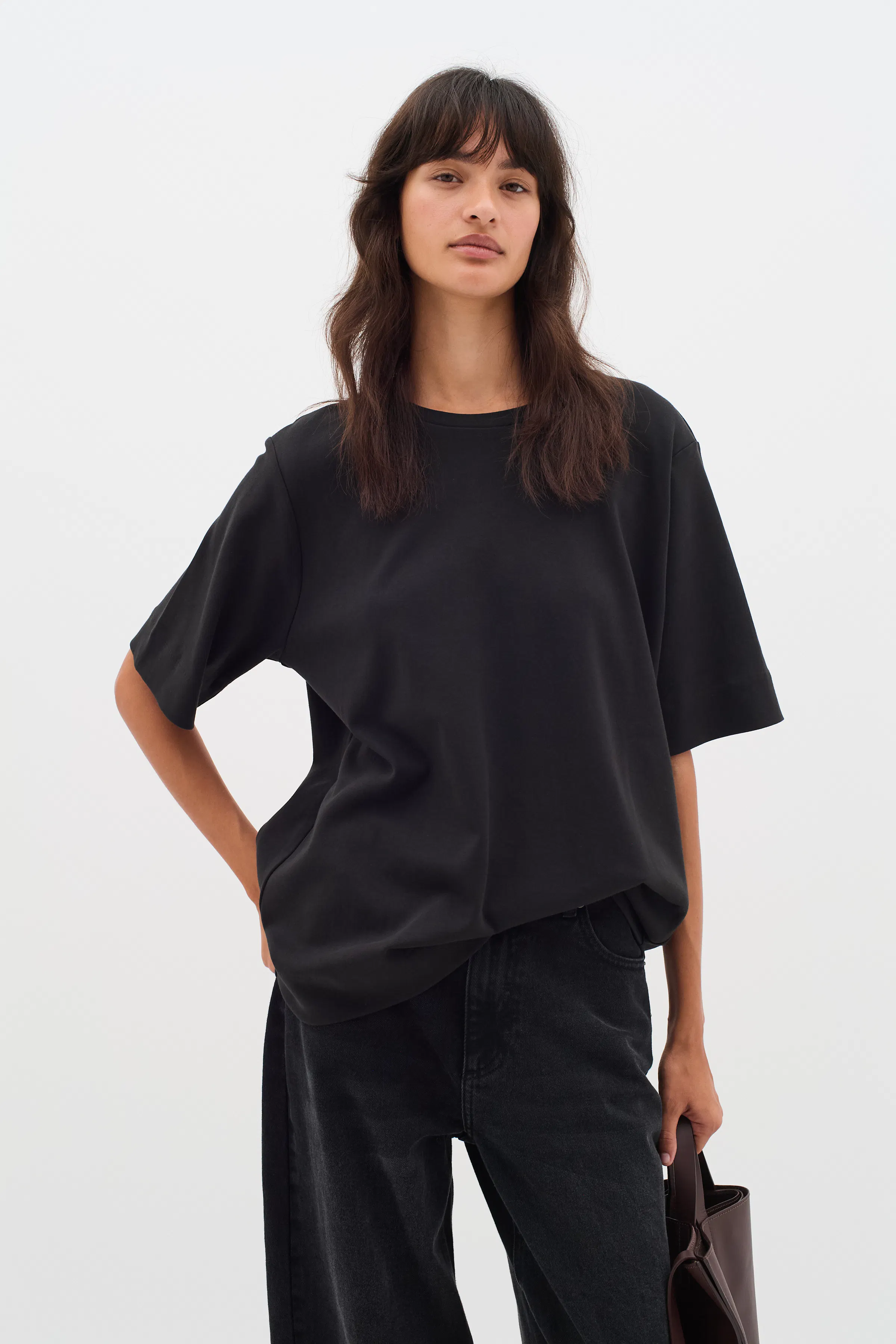 PannieIW Oversize T-shirt in black colour