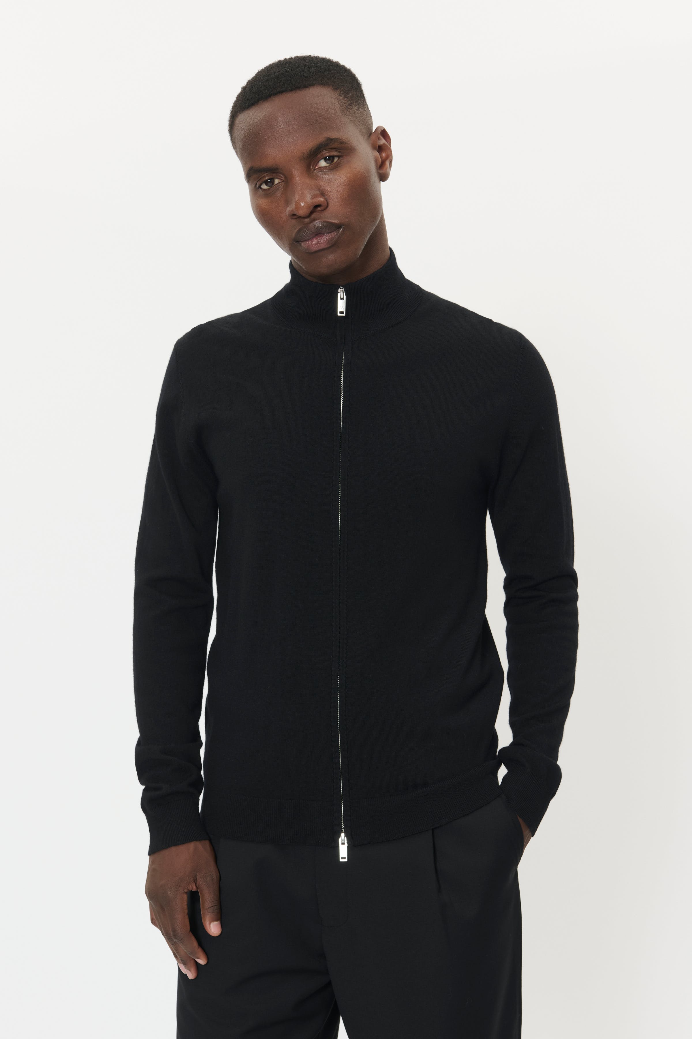 MAmason Merino Cardigan LOOKBOOK FRONT 30204879-300275