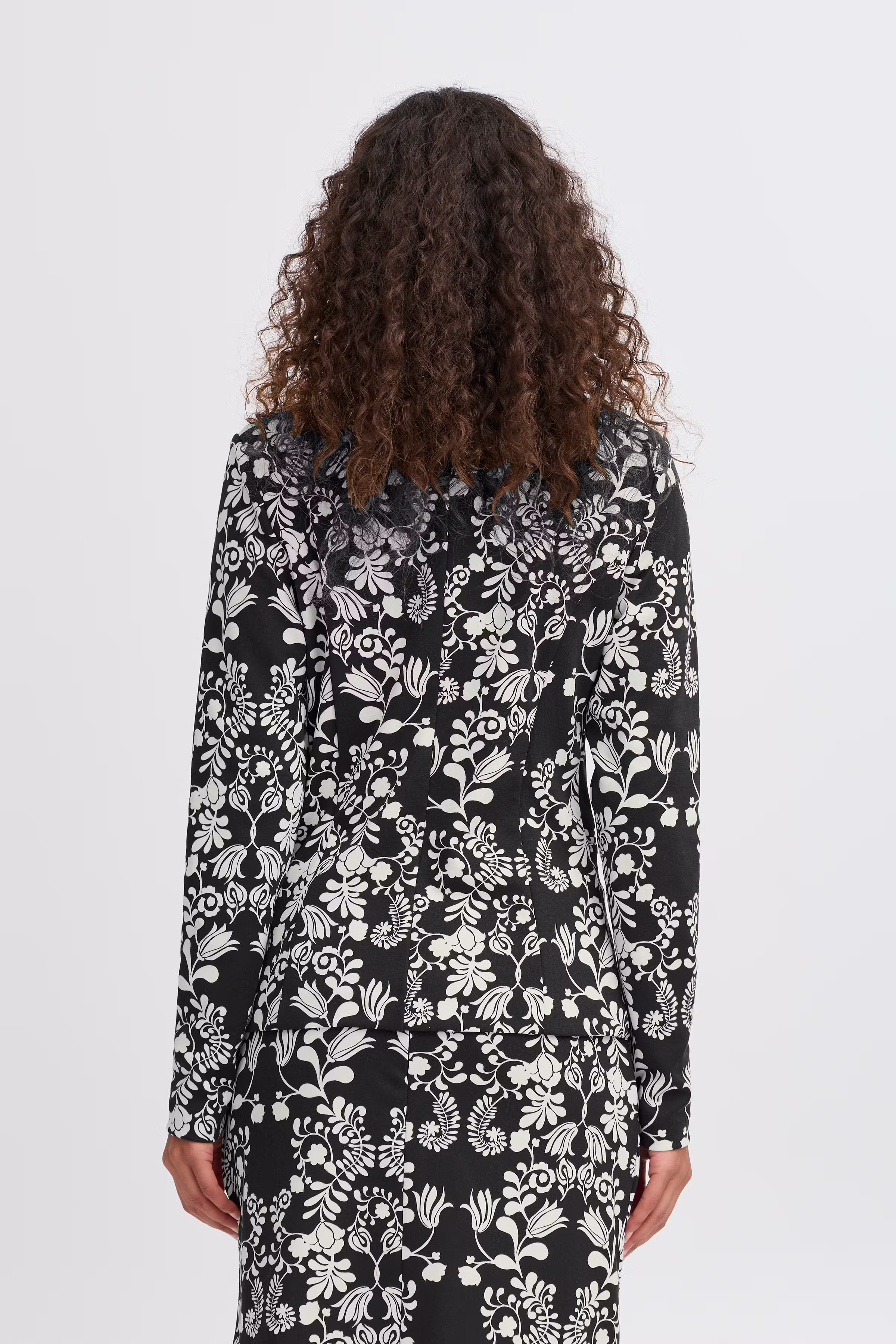 IHKATE PRINT Blazer LOOKBOOK BACK 20122488-203978