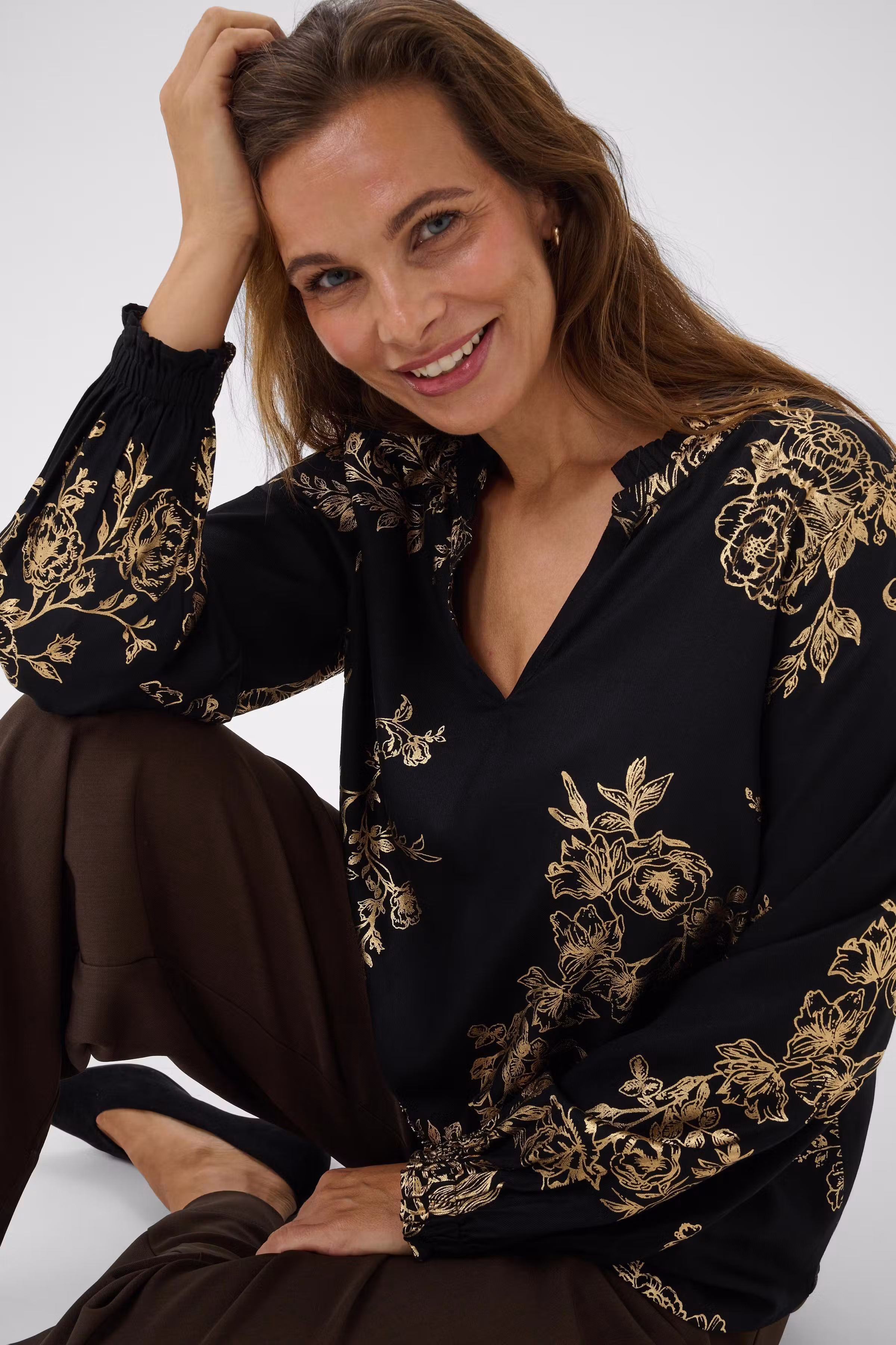 BPdaniella Bluse LOOKBOOK FRONT 40200240-1000310