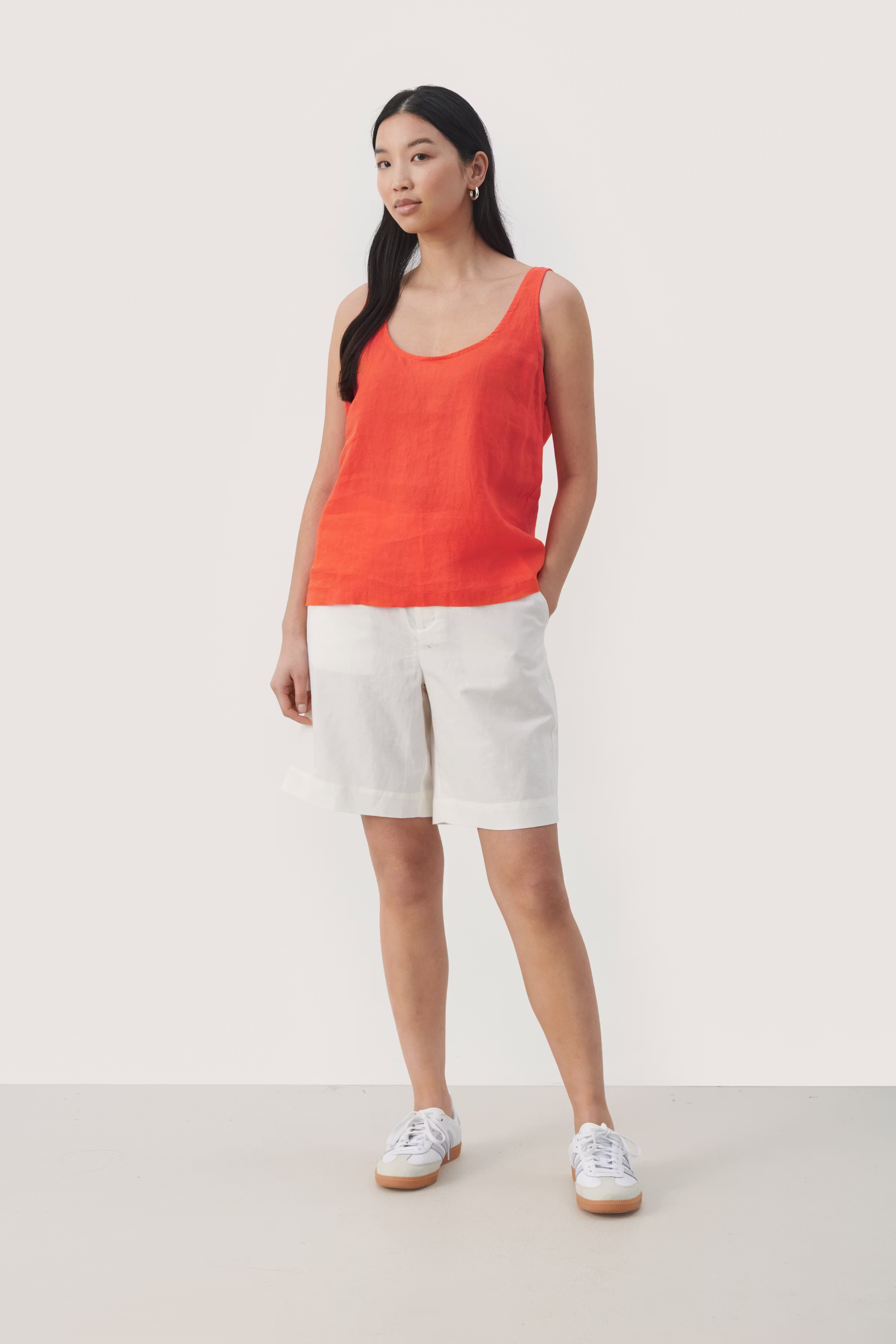 GenelliePW Leinenbluse LOOKBOOK FRONT 30308600-171562