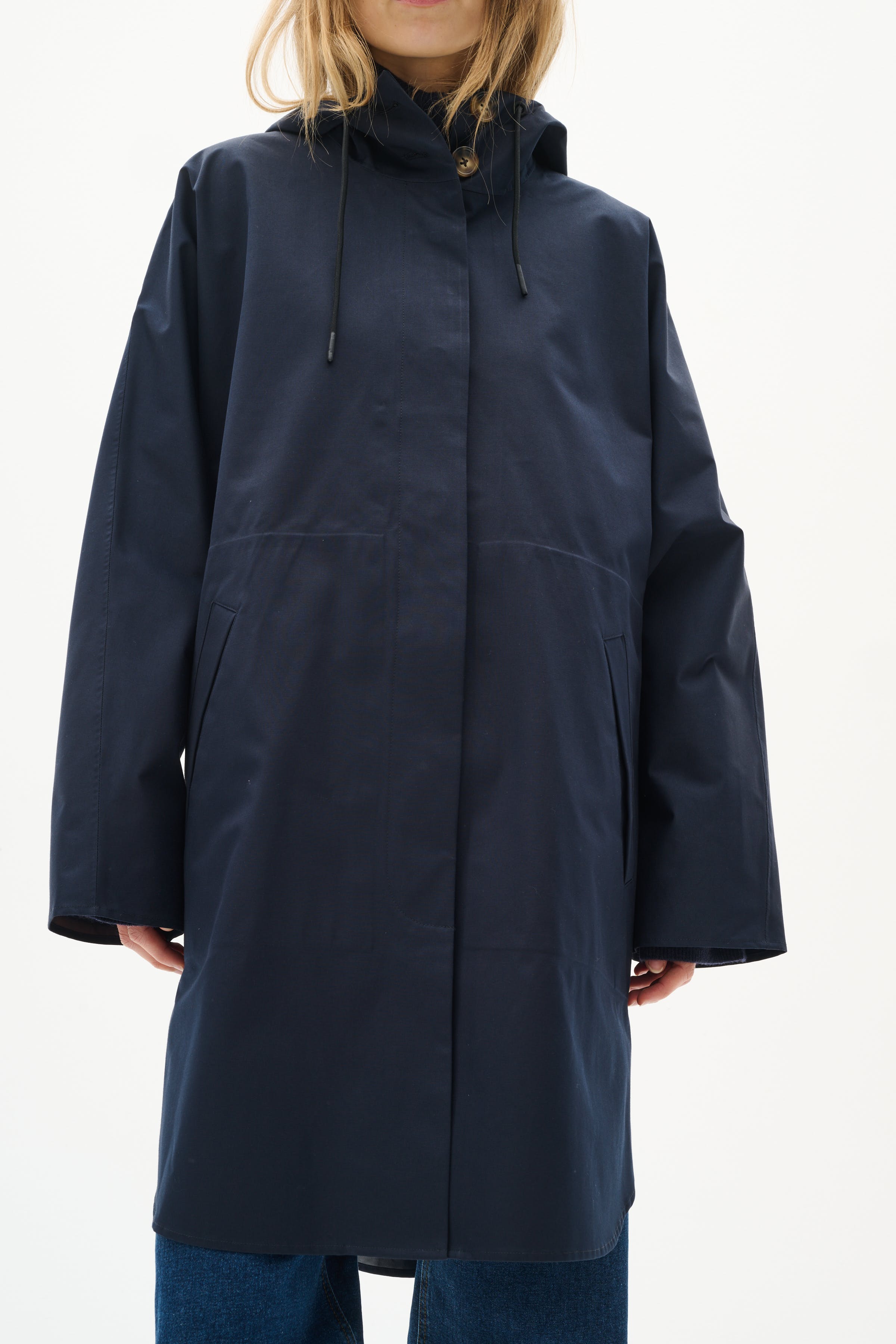 UlrykaIW Sailor Coat in haze melange / nature colour