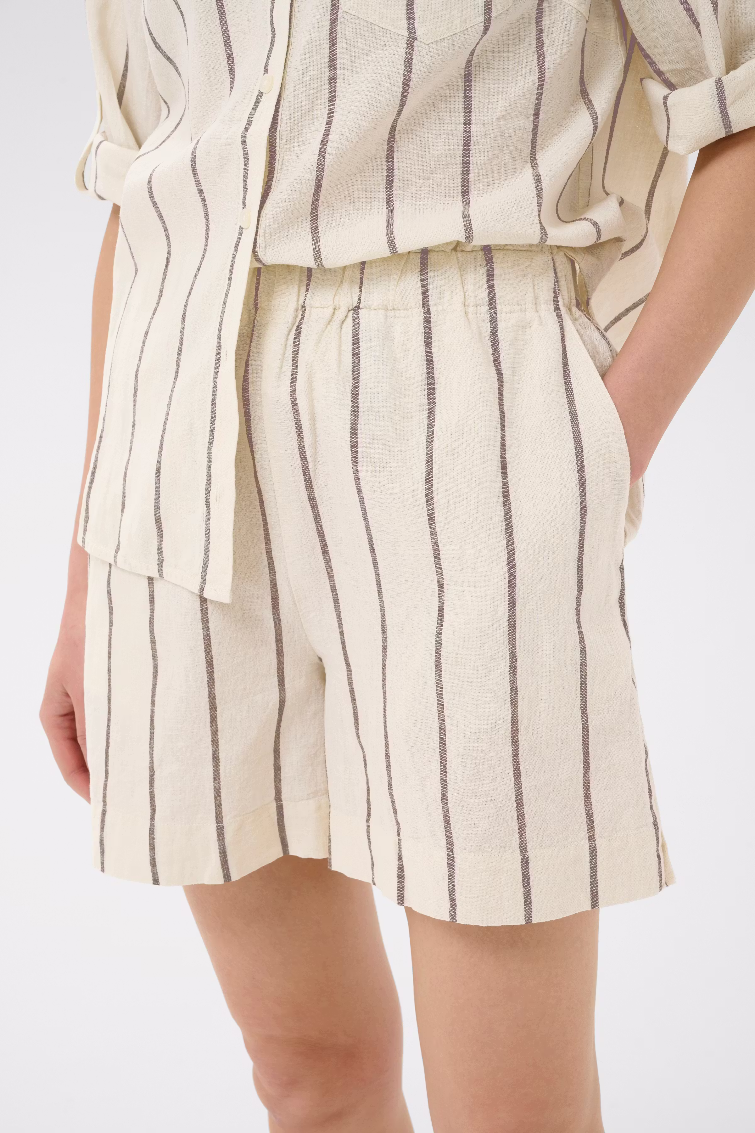 RiggePW Linen Shorts LOOKBOOK DETAIL 30309618-303790