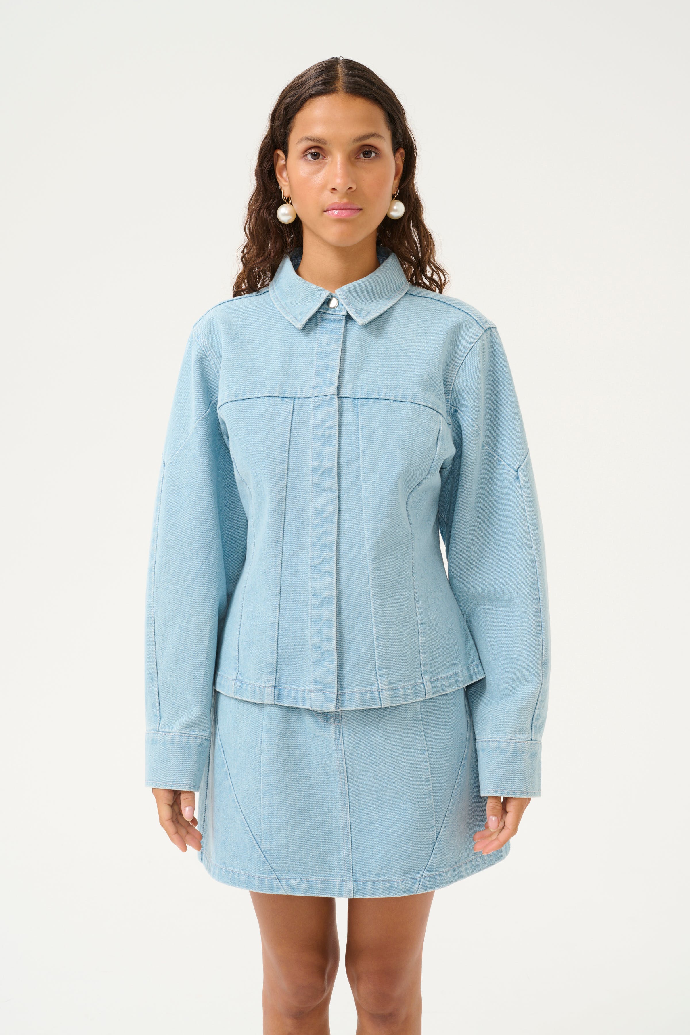 KBVipper Denimhemd LOOKBOOK FRONT 10105478-100129