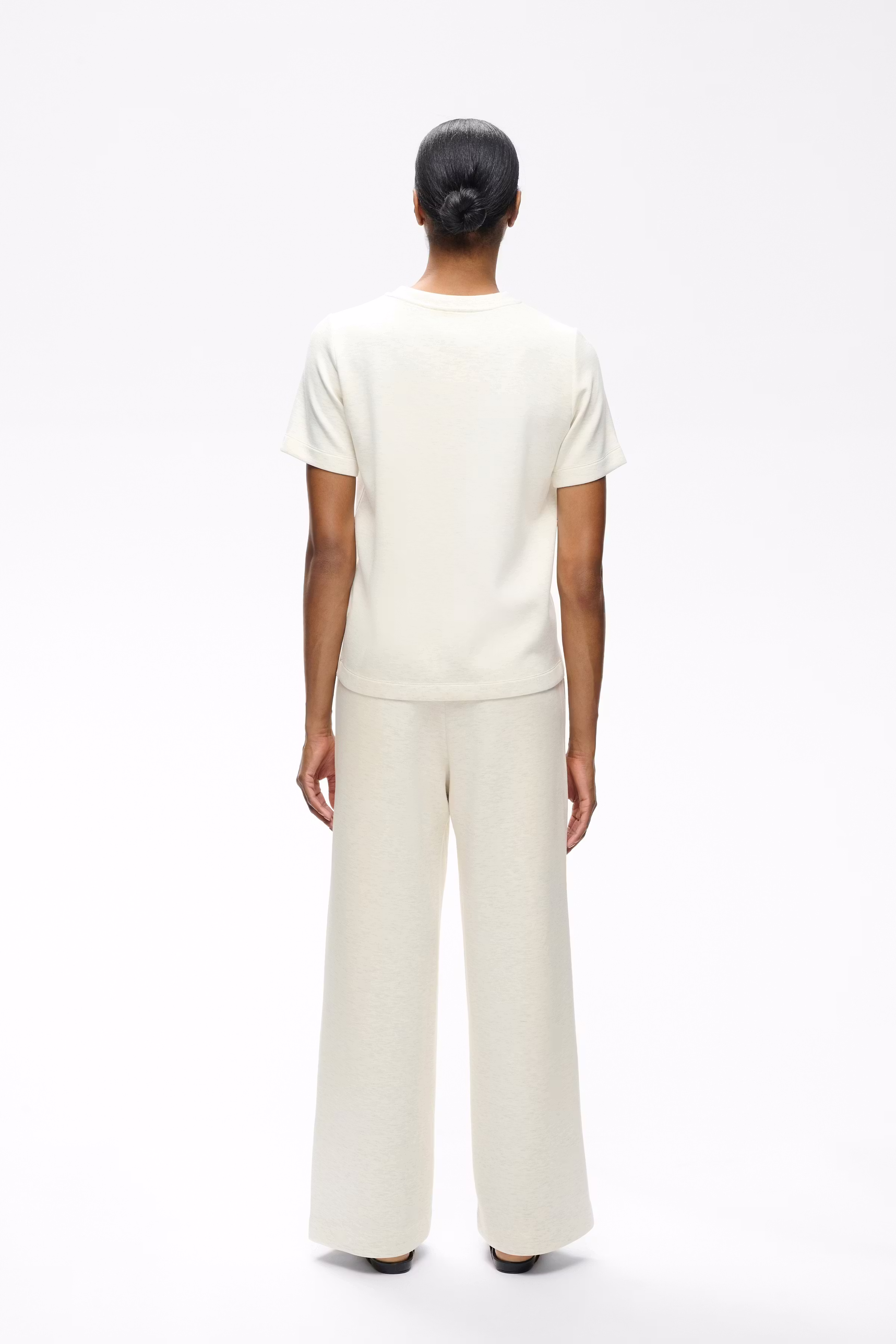 VincentIW Melange Karmen T-shirt LOOKBOOK BACK 30107053-300597