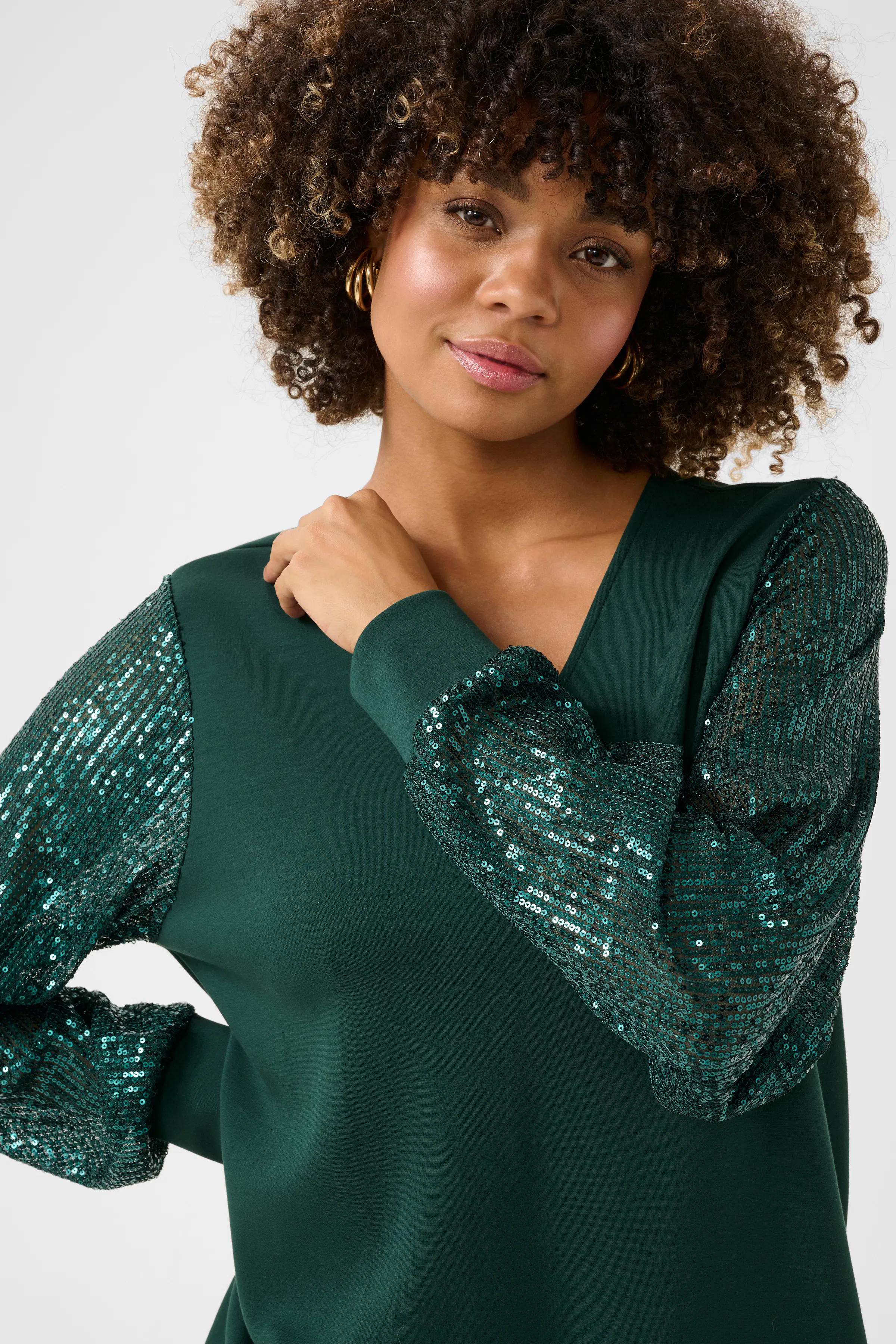 CUchabrina Pailletkjole LOOKBOOK DETAIL 50110208-195220