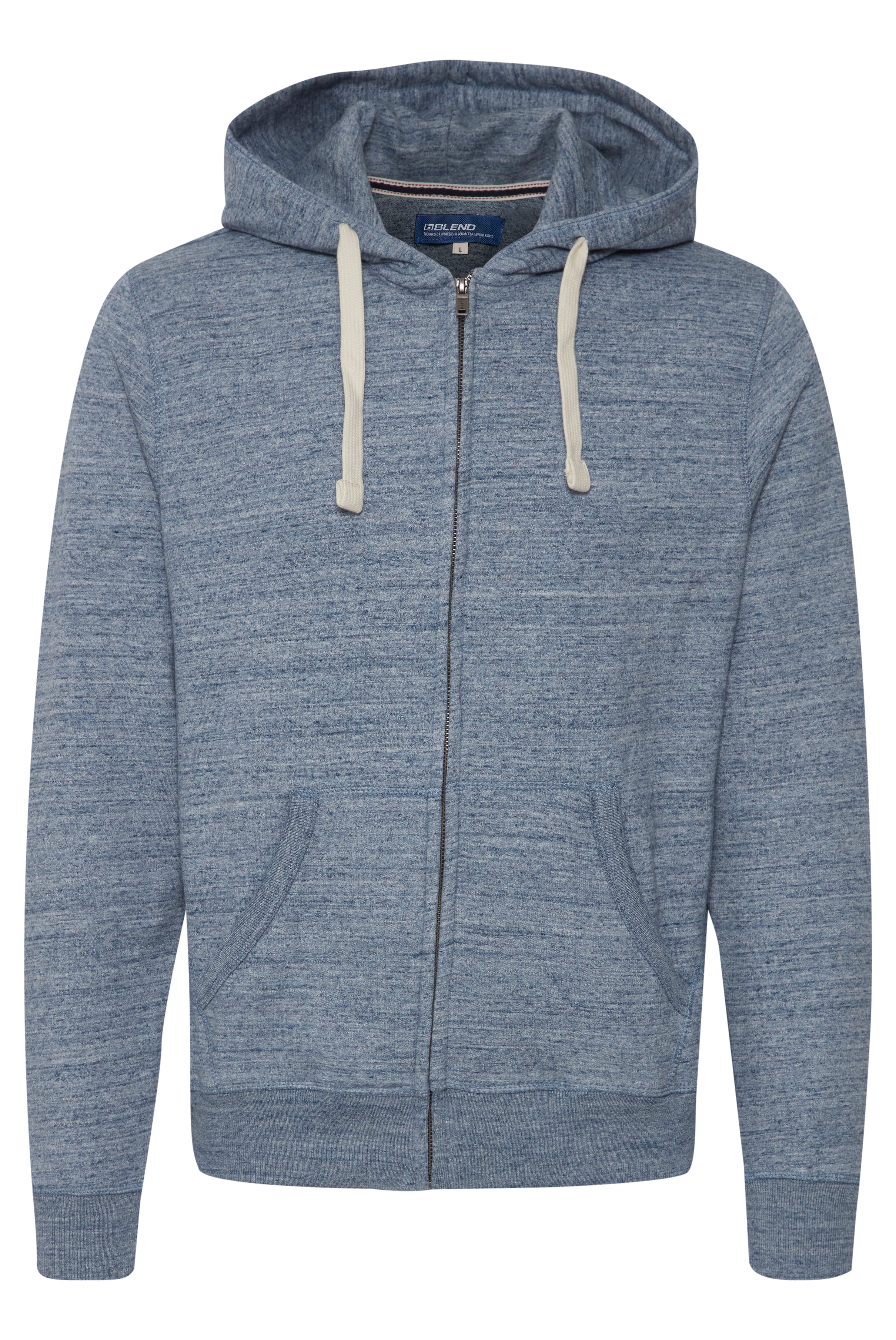 Hoodie med glidelås PACK FRONT 20706981-73812