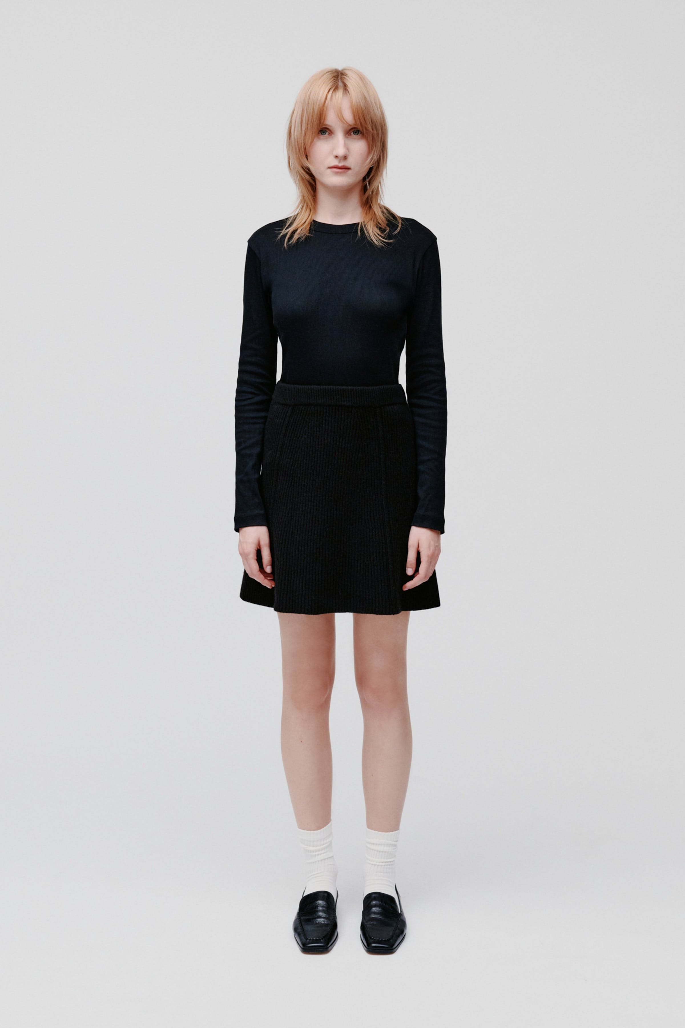 KEENA Skirt LOOKBOOK FRONT 30600601-BK999