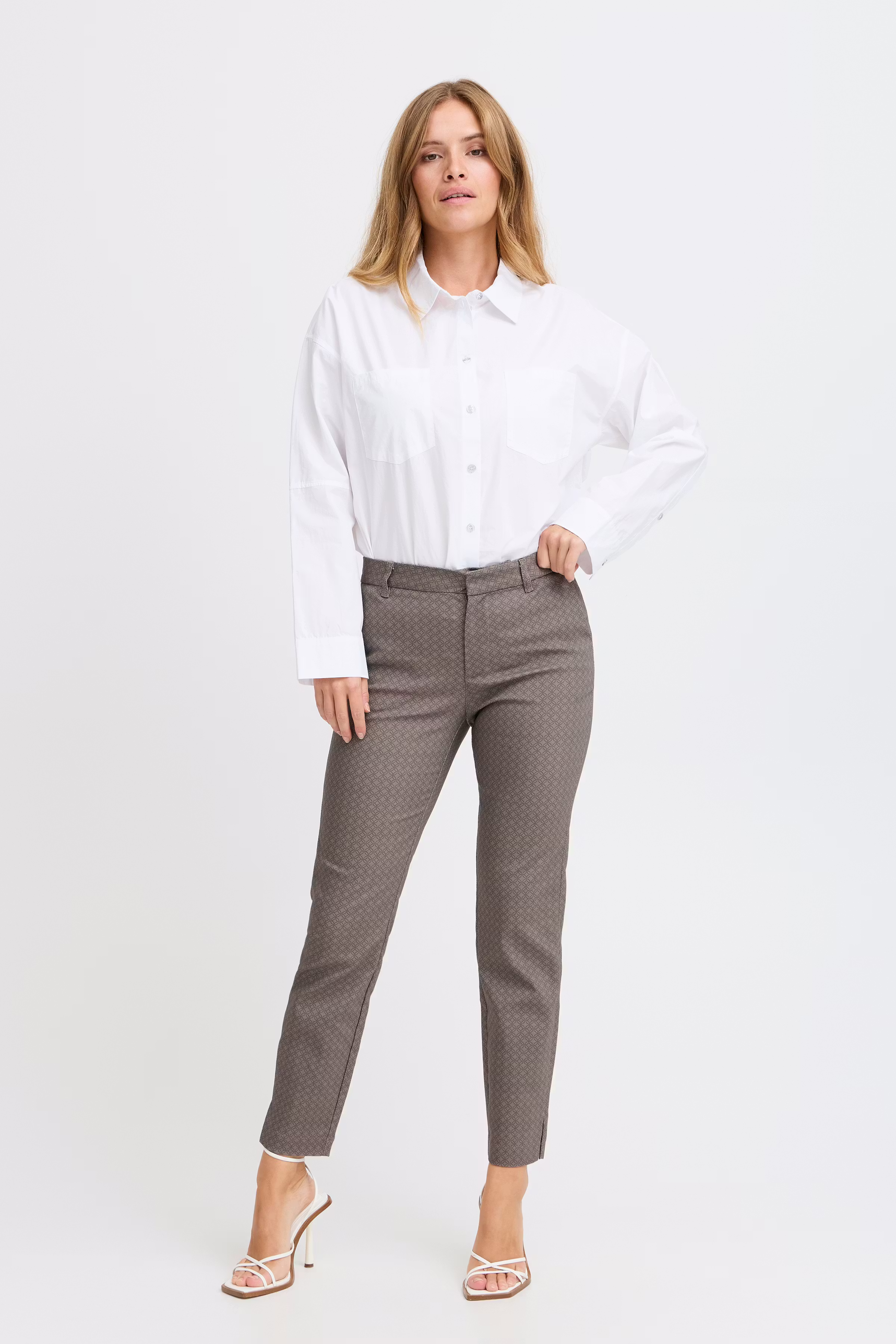 PZBINDY High Waist, Ankle Skinny Leg Trousers LOOKBOOK FRONT 50208899-204687