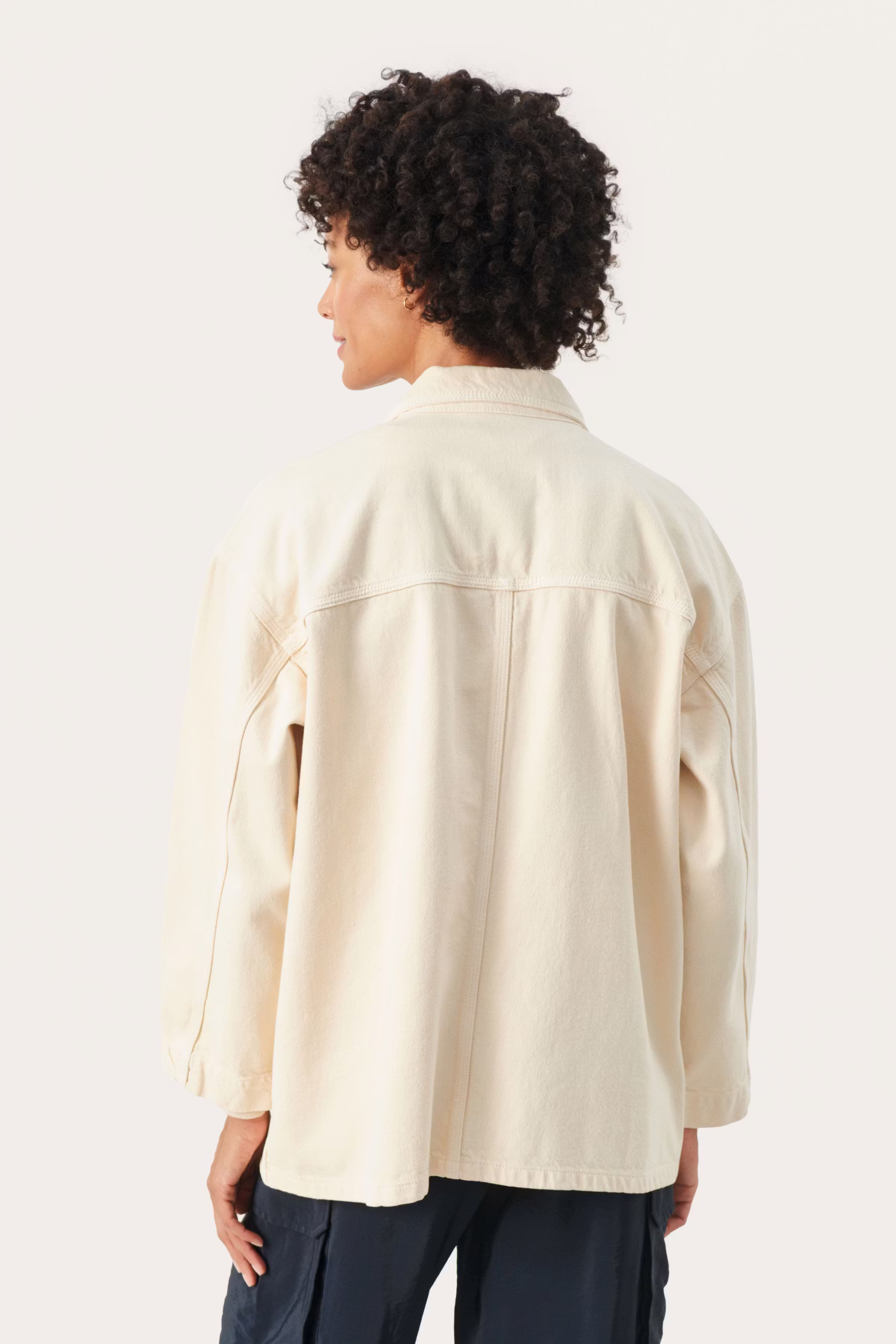 ElmiraPW Oversized spijkerjas LOOKBOOK BACK 30308245-120304