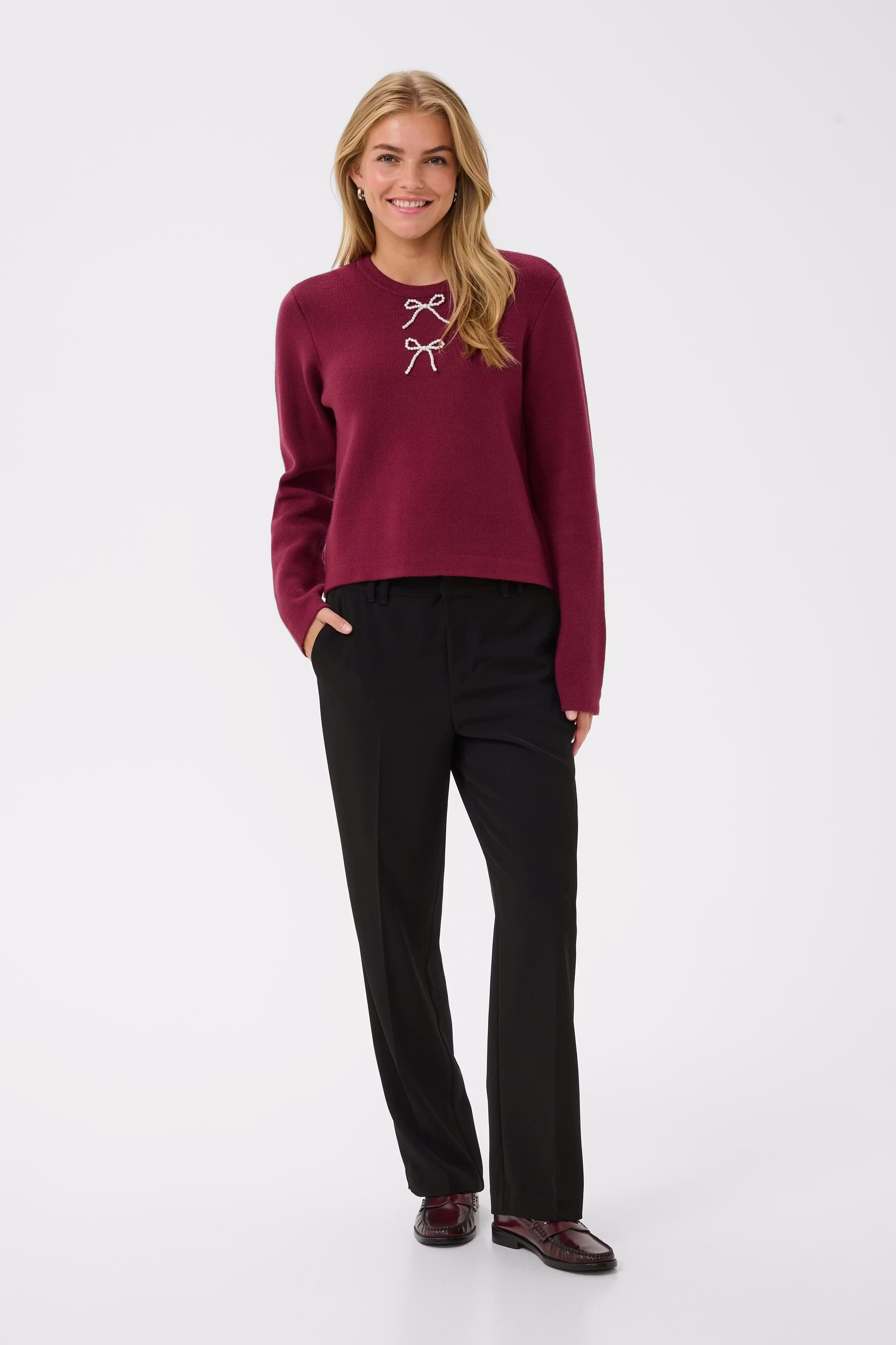 CUholiday Pullover med rosetter LOOKBOOK FRONT 50112544-191522
