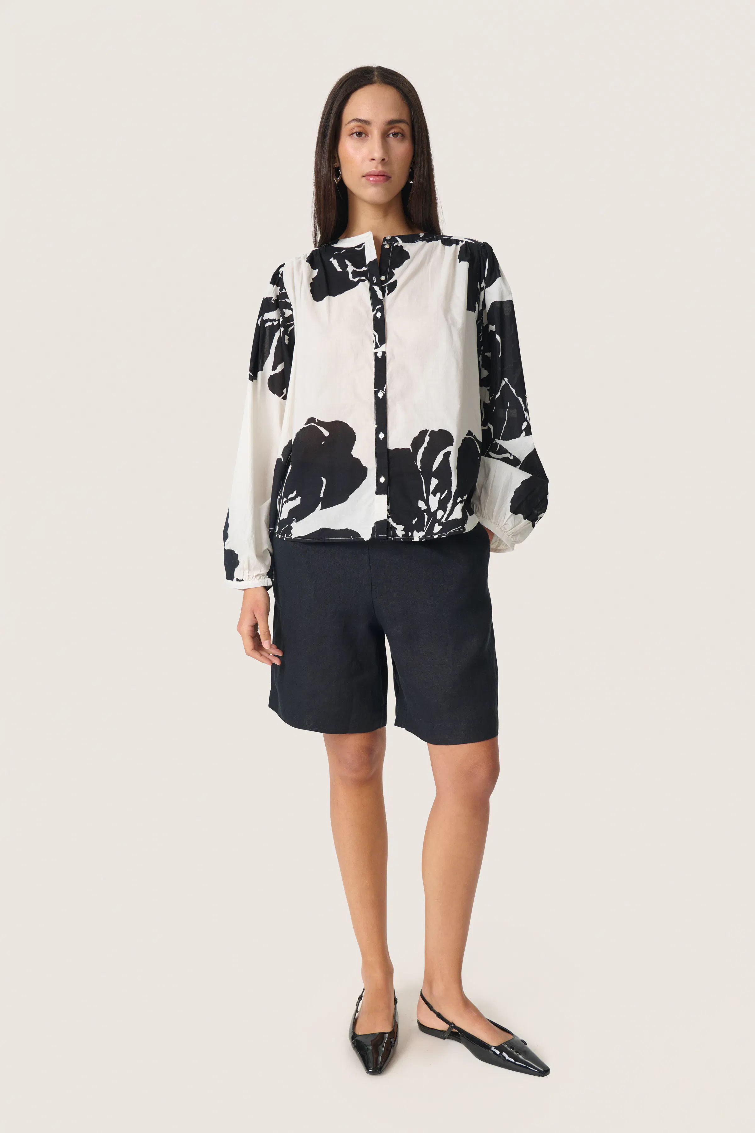 SLJoanne Bluse LOOKBOOK FRONT 30408321-303723