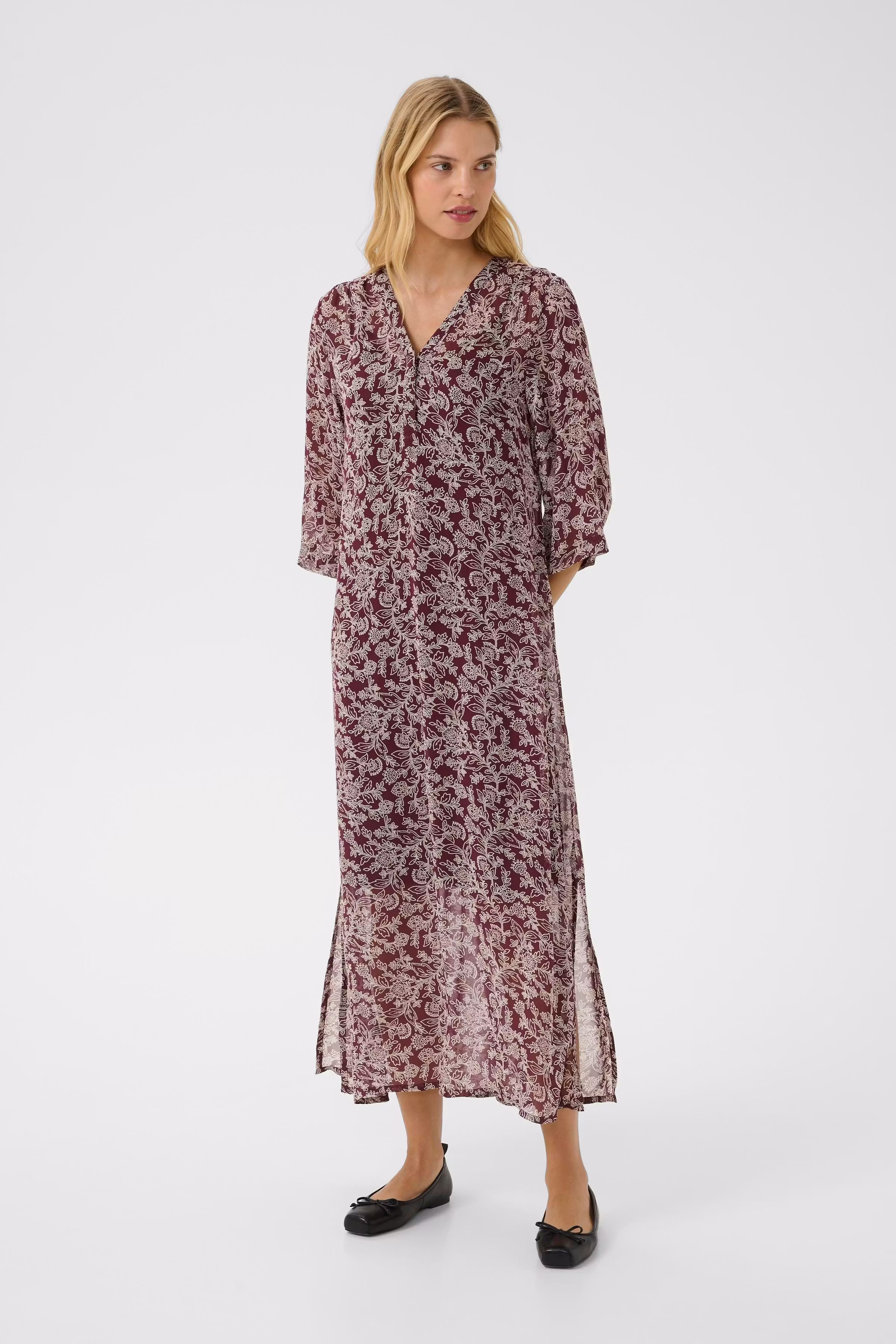 BeritPW Long dress LOOKBOOK FRONT 30307831-304008