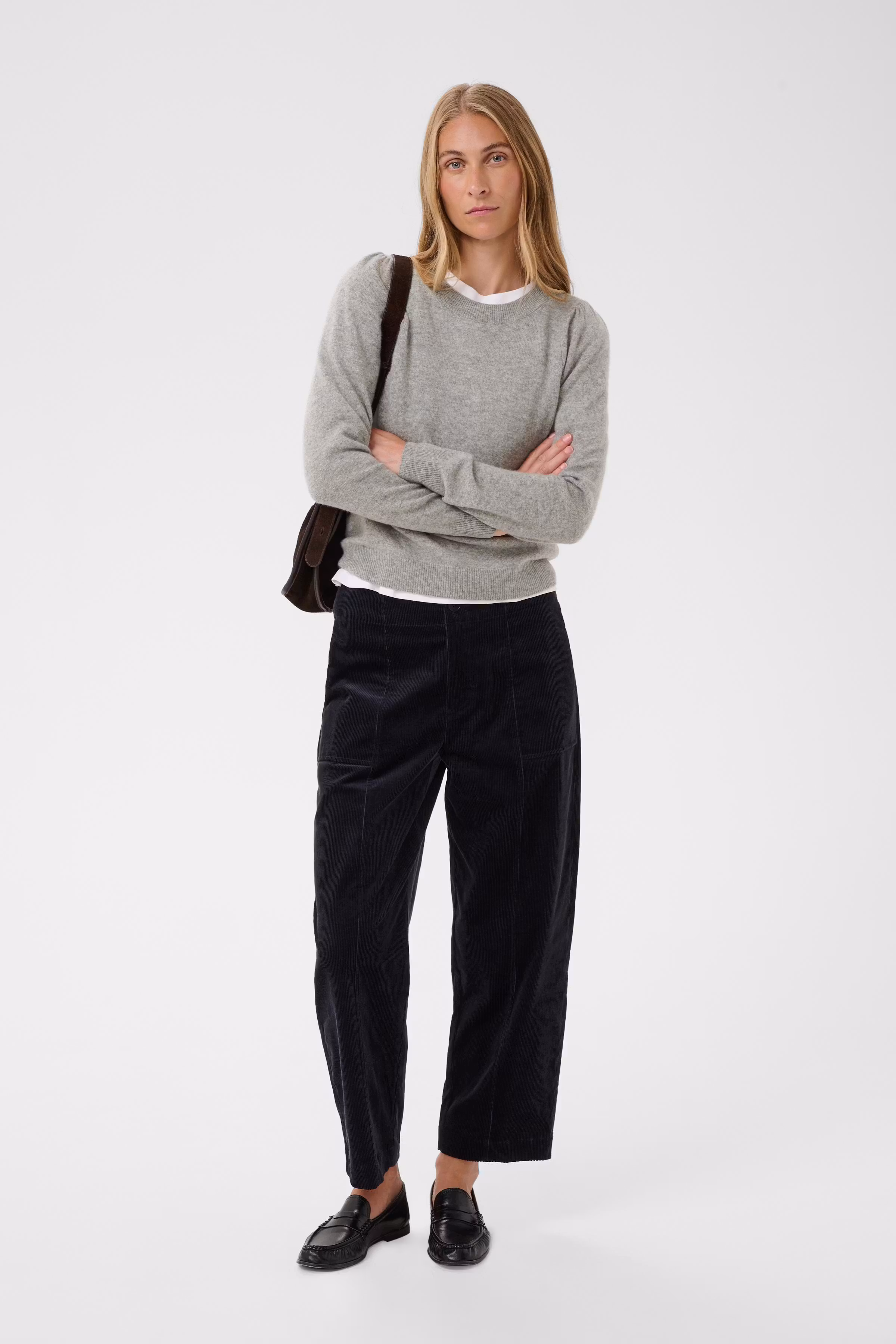 EvinaPW Kashmirstickad tröja LOOKBOOK FRONT 30307337-1715001