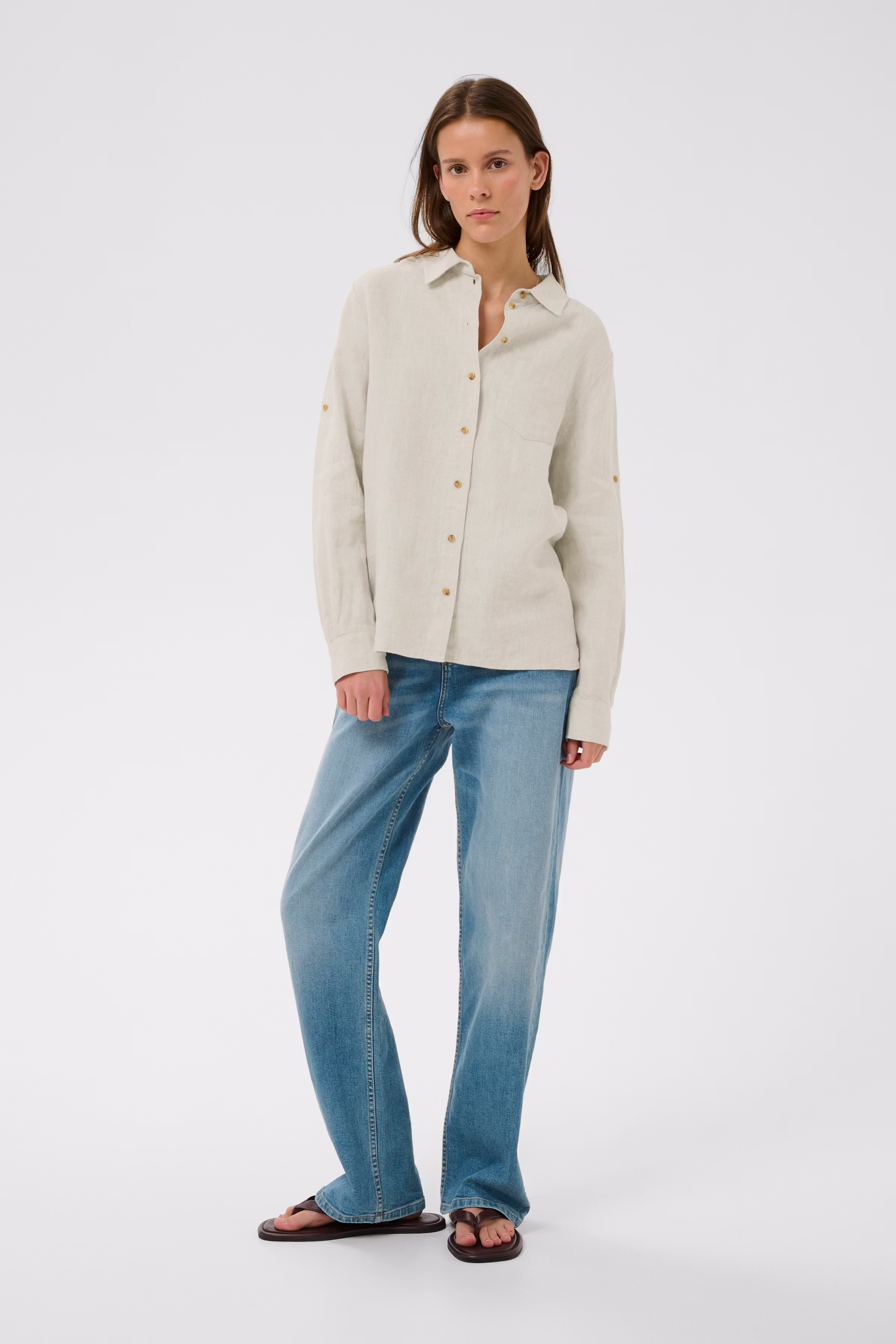 DILANAIW Classic Skjorta LOOKBOOK FRONT 30112333-1108091