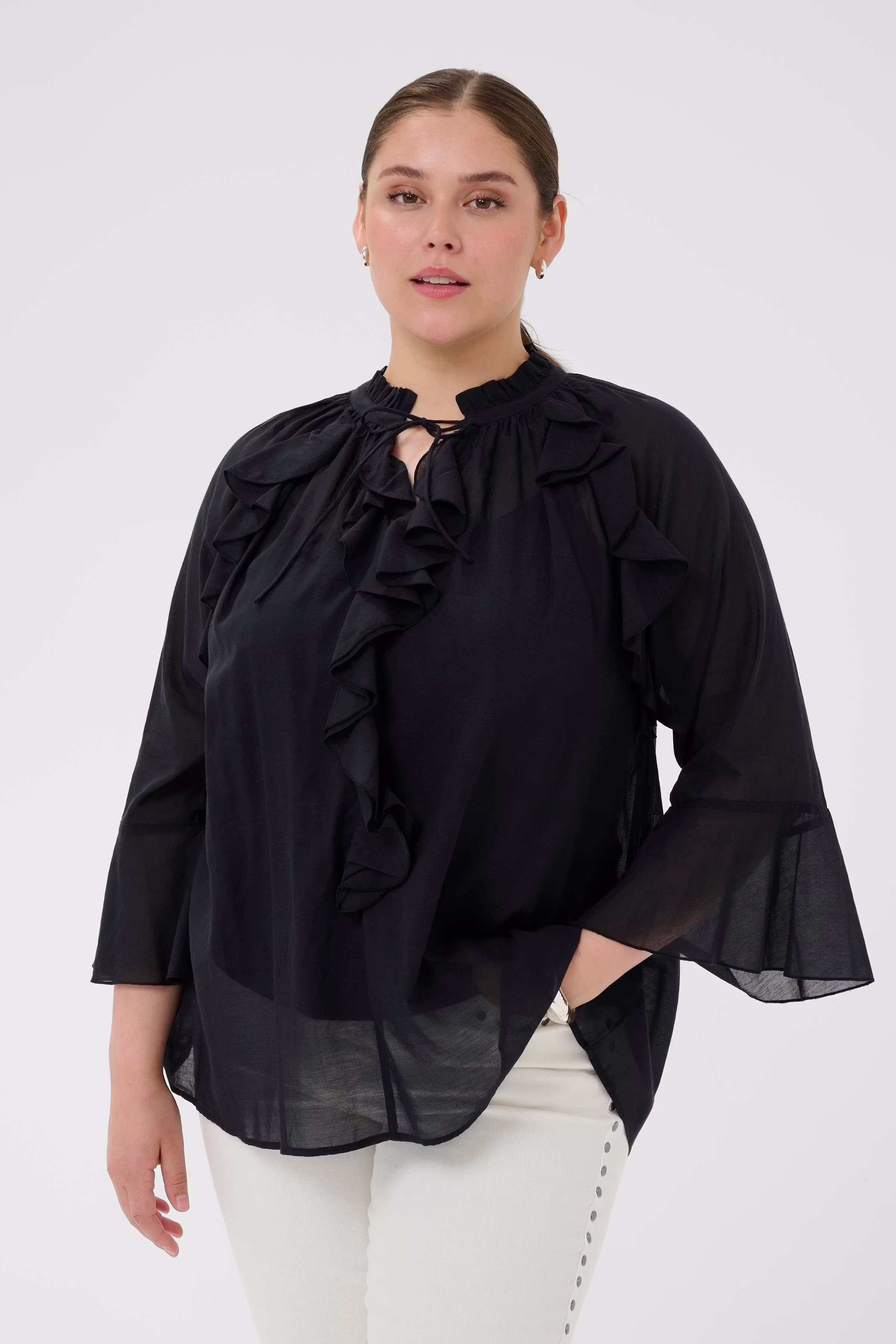 KCflori Bluse LOOKBOOK FRONT 10584069-100121