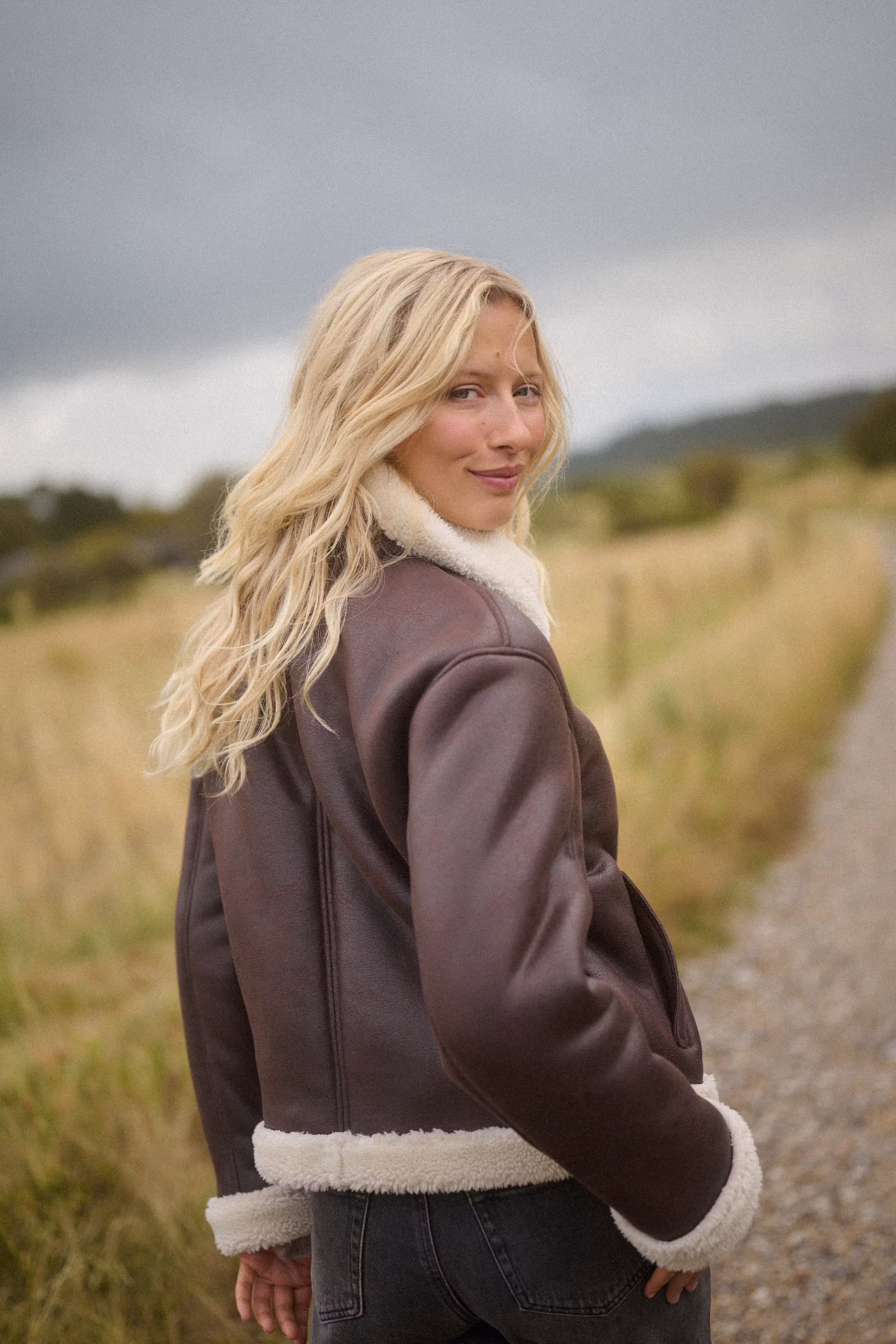 KAarabella Jakke i imitert skinn LOCATION NONE 10511898-190915