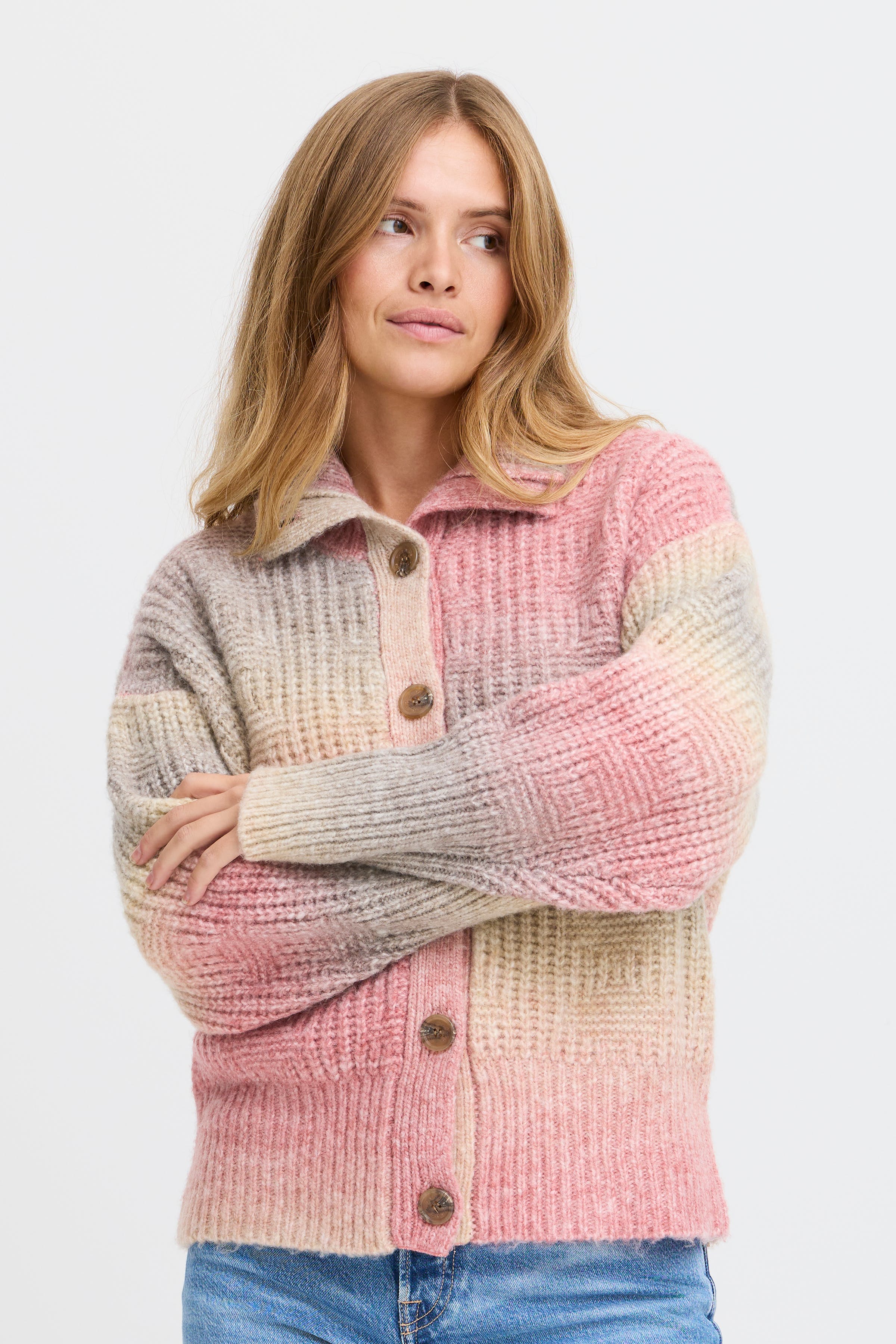 PZFATIMA Knitted cardigan LOOKBOOK FRONT 50208605-1719271