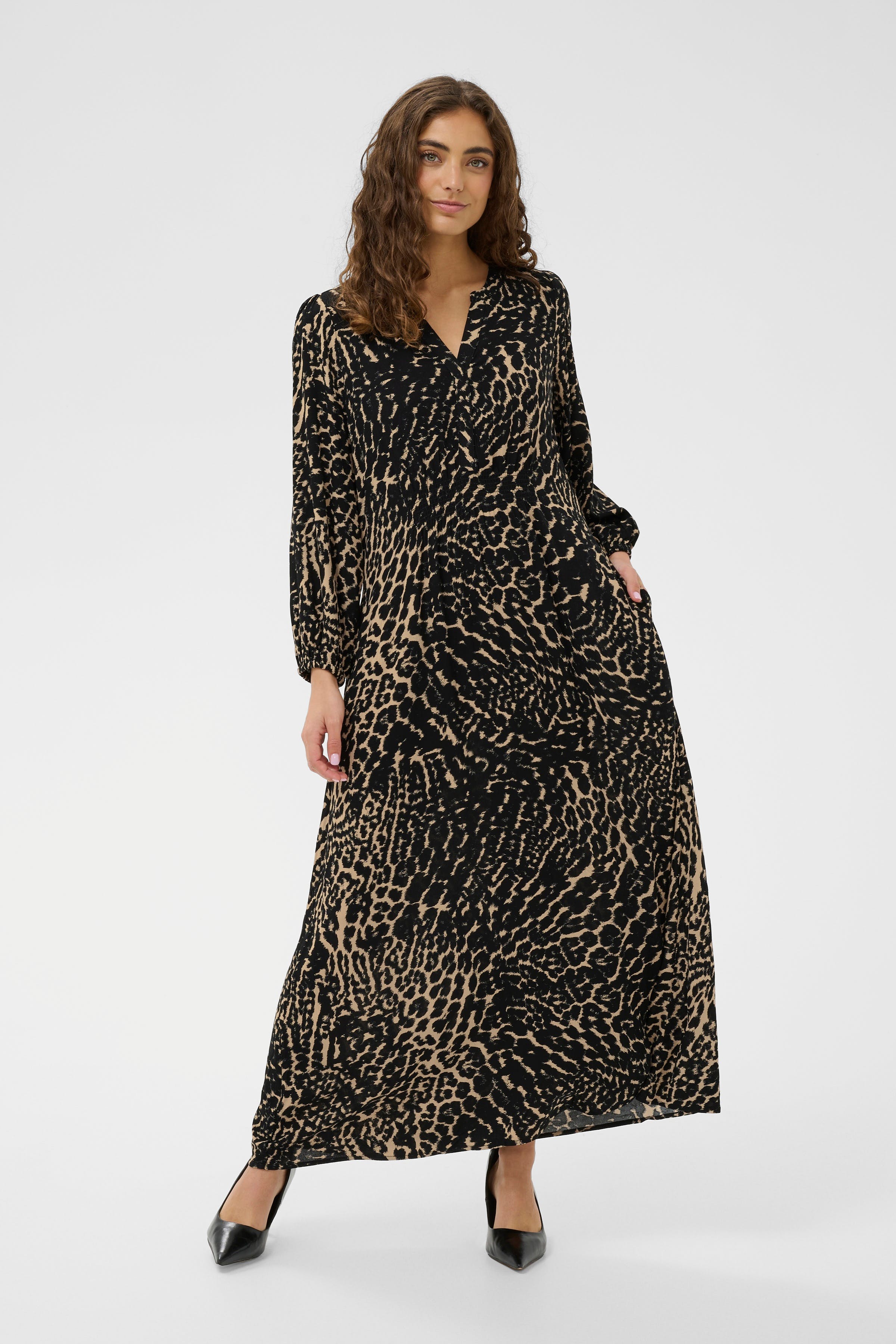 CUando Leopard Kjole LOOKBOOK FRONT 50110823-106133