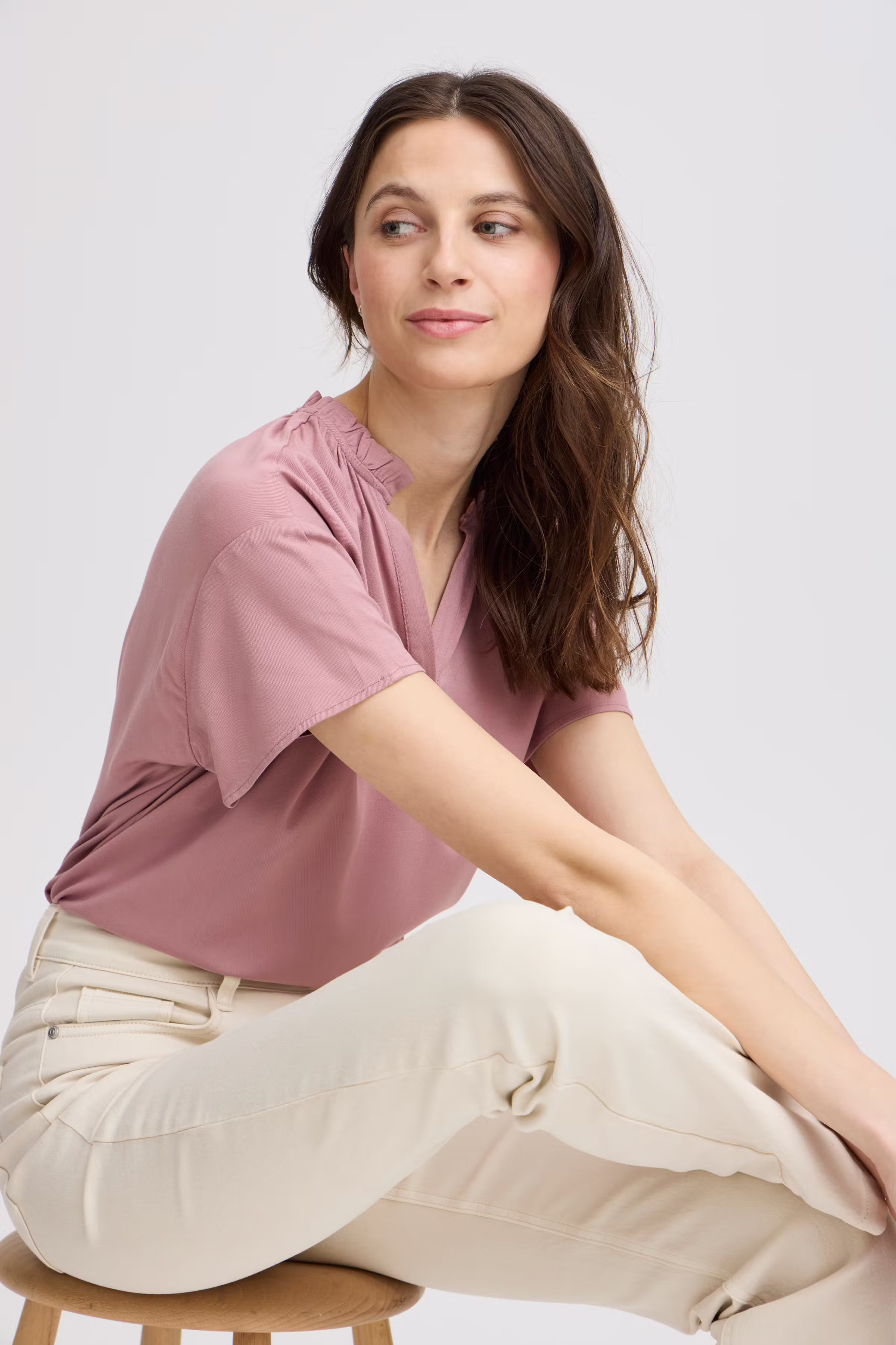 FRJUSTINA BL 1 Kortermet bluse LOOKBOOK DETAIL 20615311-171512