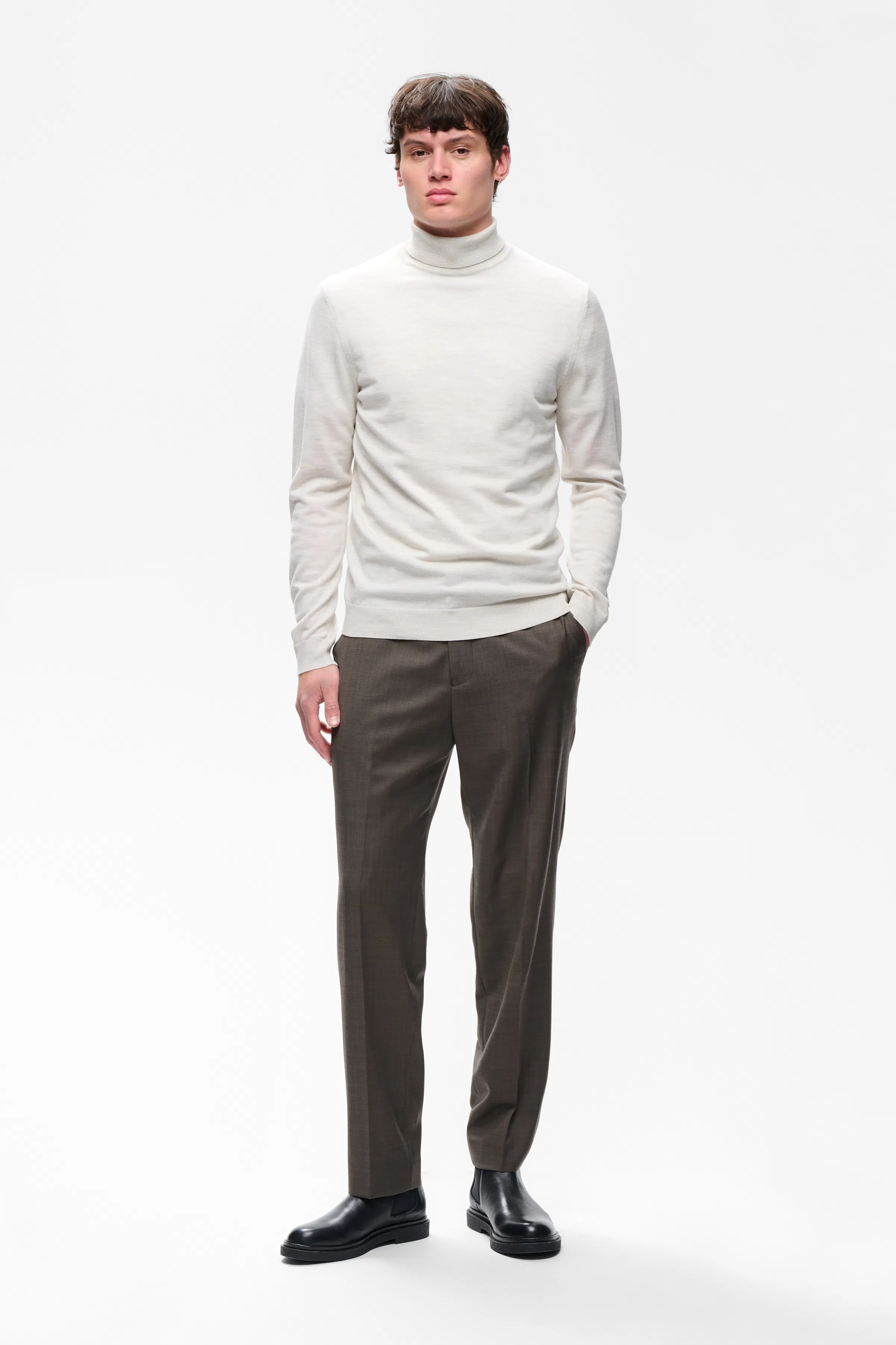 MAparcusman Merino Strickpullover LOOKBOOK FRONT 30204905-1442011