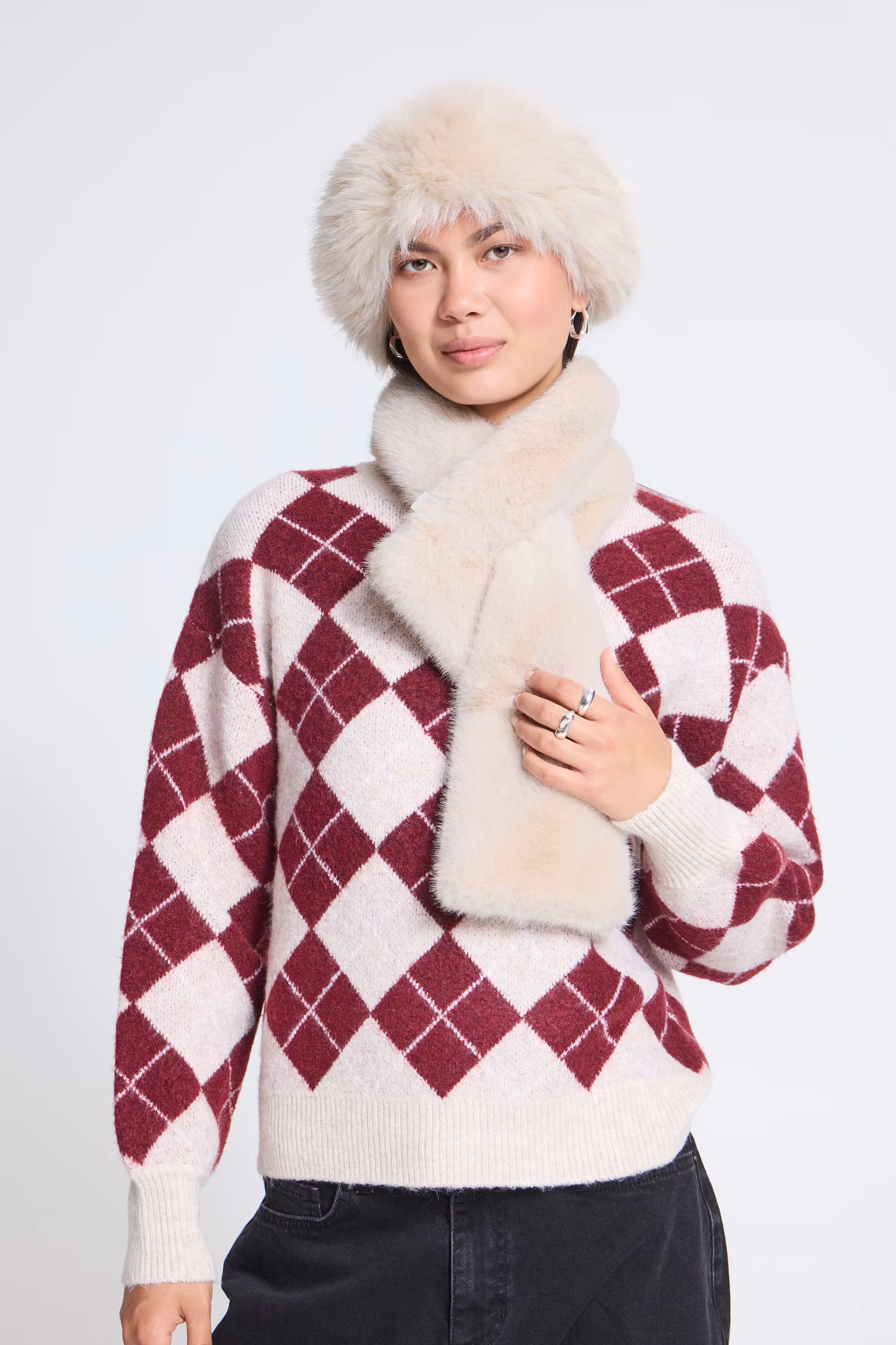 IAEBNA Tørklæde LOOKBOOK FRONT 20127169-130401