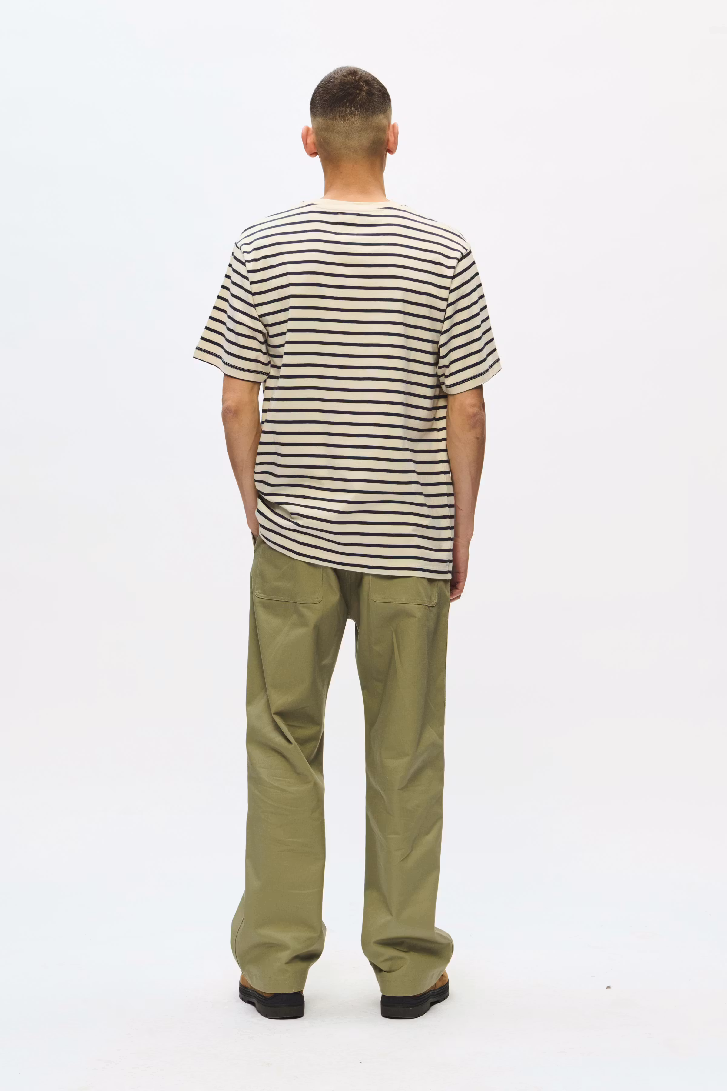 WWAce Stripe T-shirt LOOKBOOK BACK 30251373-194009
