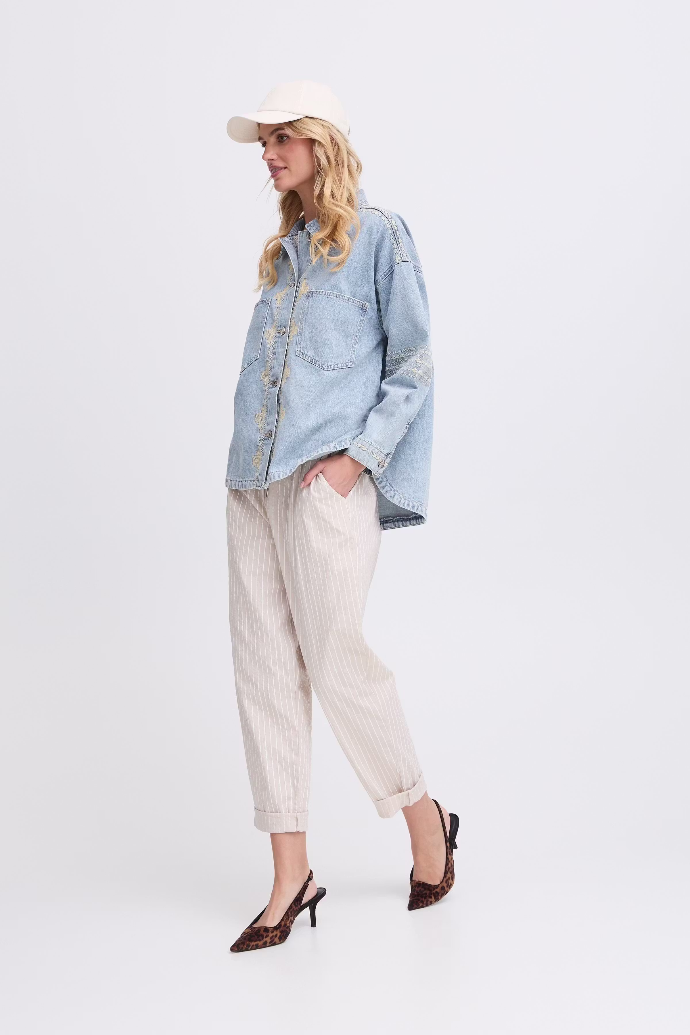 SBPREMIUM Skjorte LOOKBOOK FRONT 22101007-202820