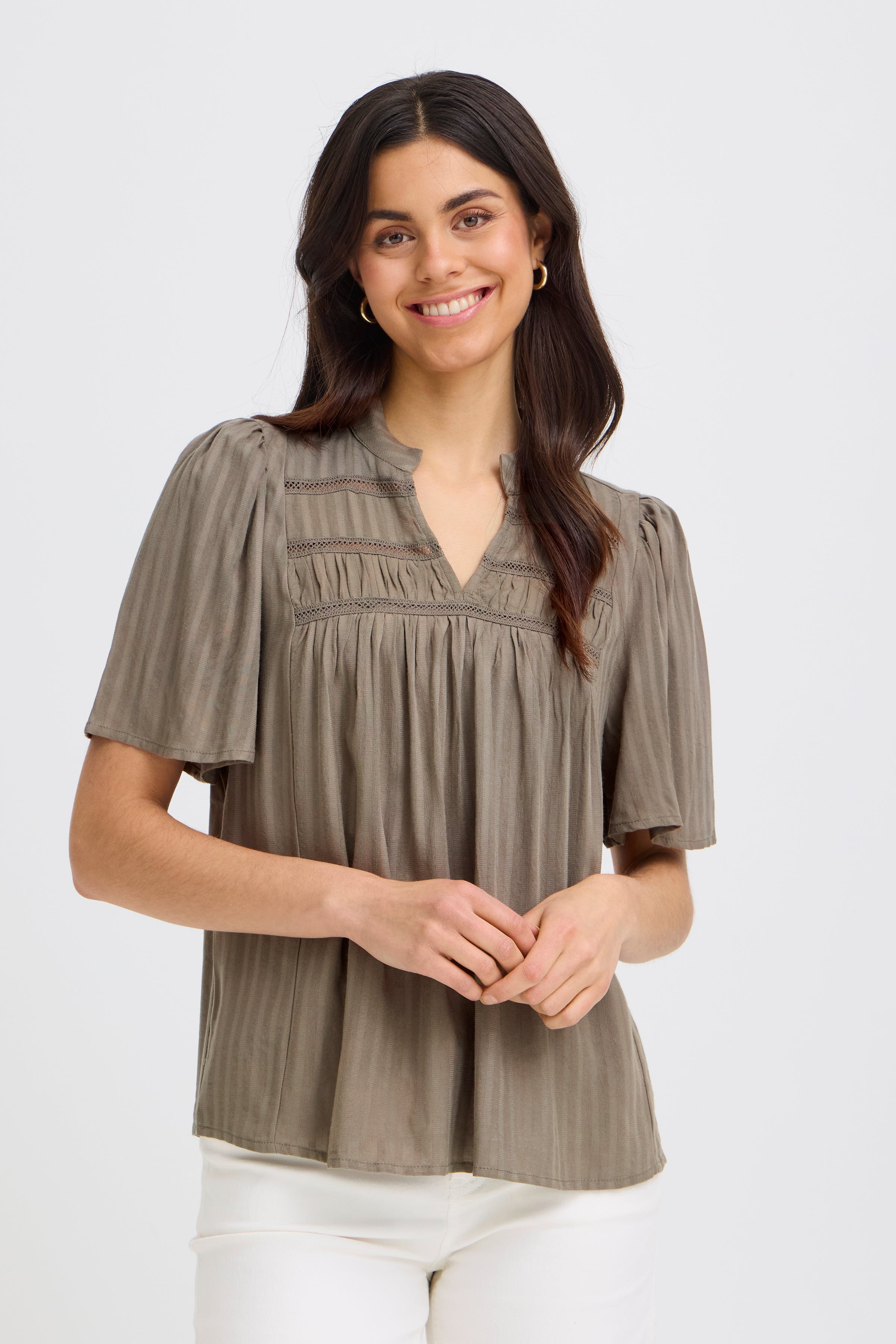 FRVILLIA Bluse LOOKBOOK FRONT 20617810-180516