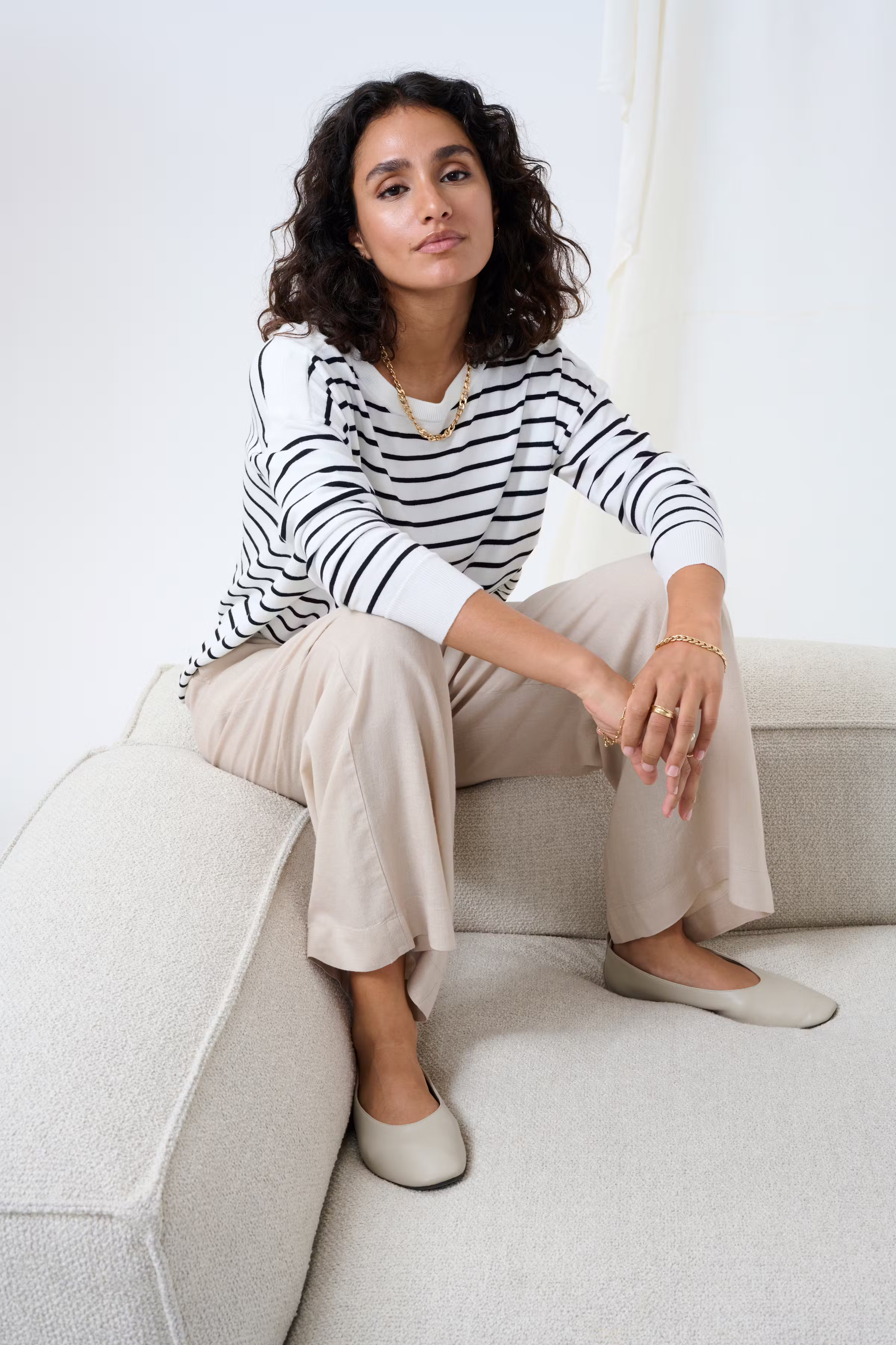 KAmilia Linnen Broek LOCATION NONE 10509666-151305