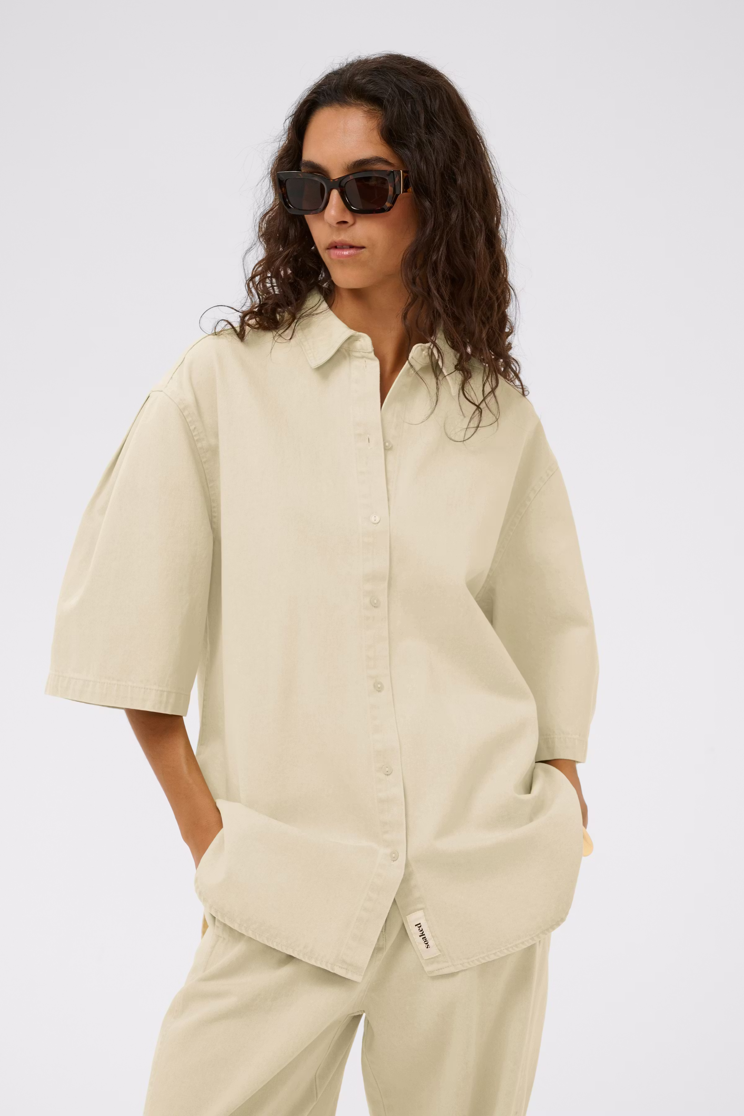 SLNinnia Skjorte LOOKBOOK FRONT 30409187-304860