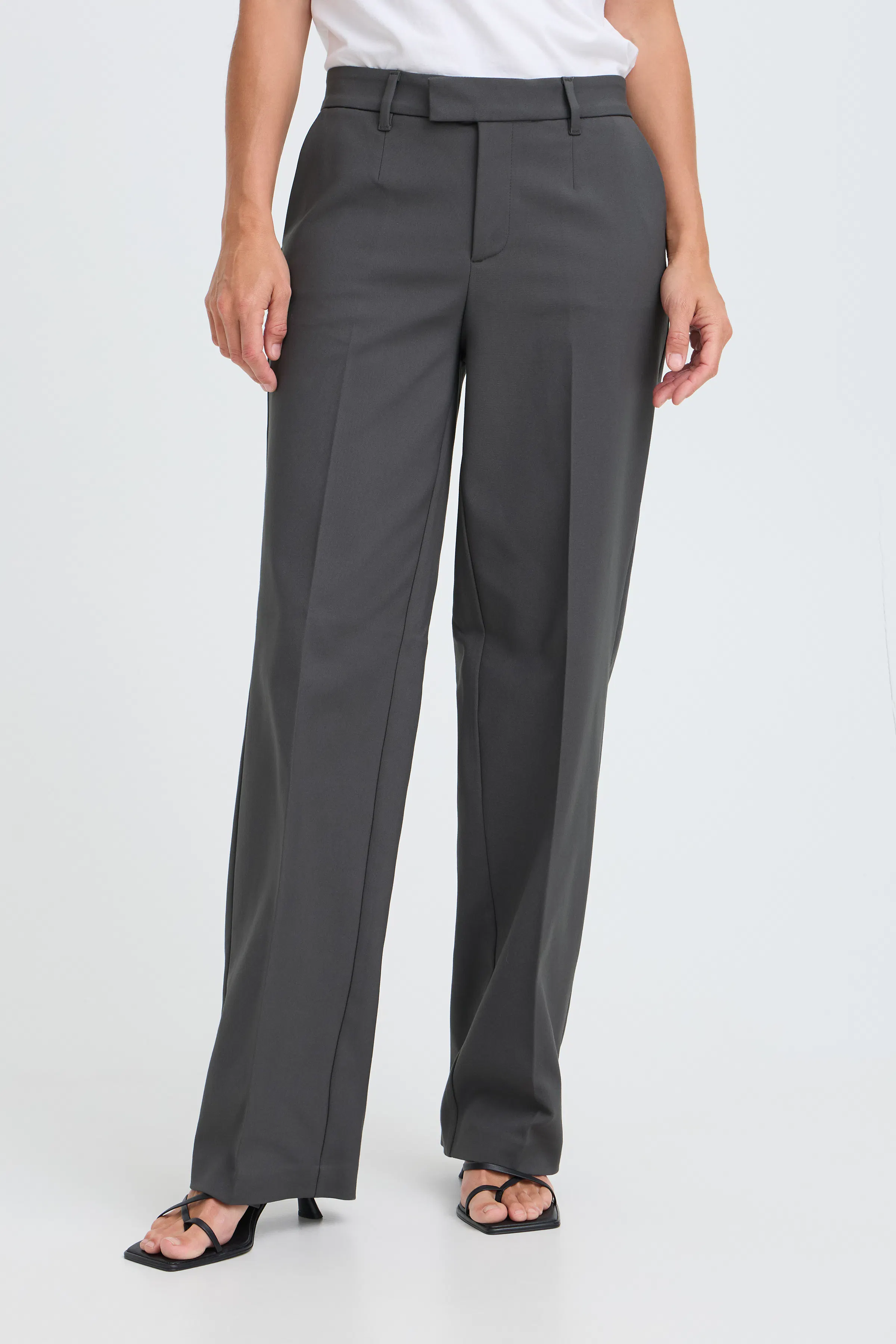 PZBINDY High Waist Wide Leg Bukser LOOKBOOK FRONT 50206519-193902