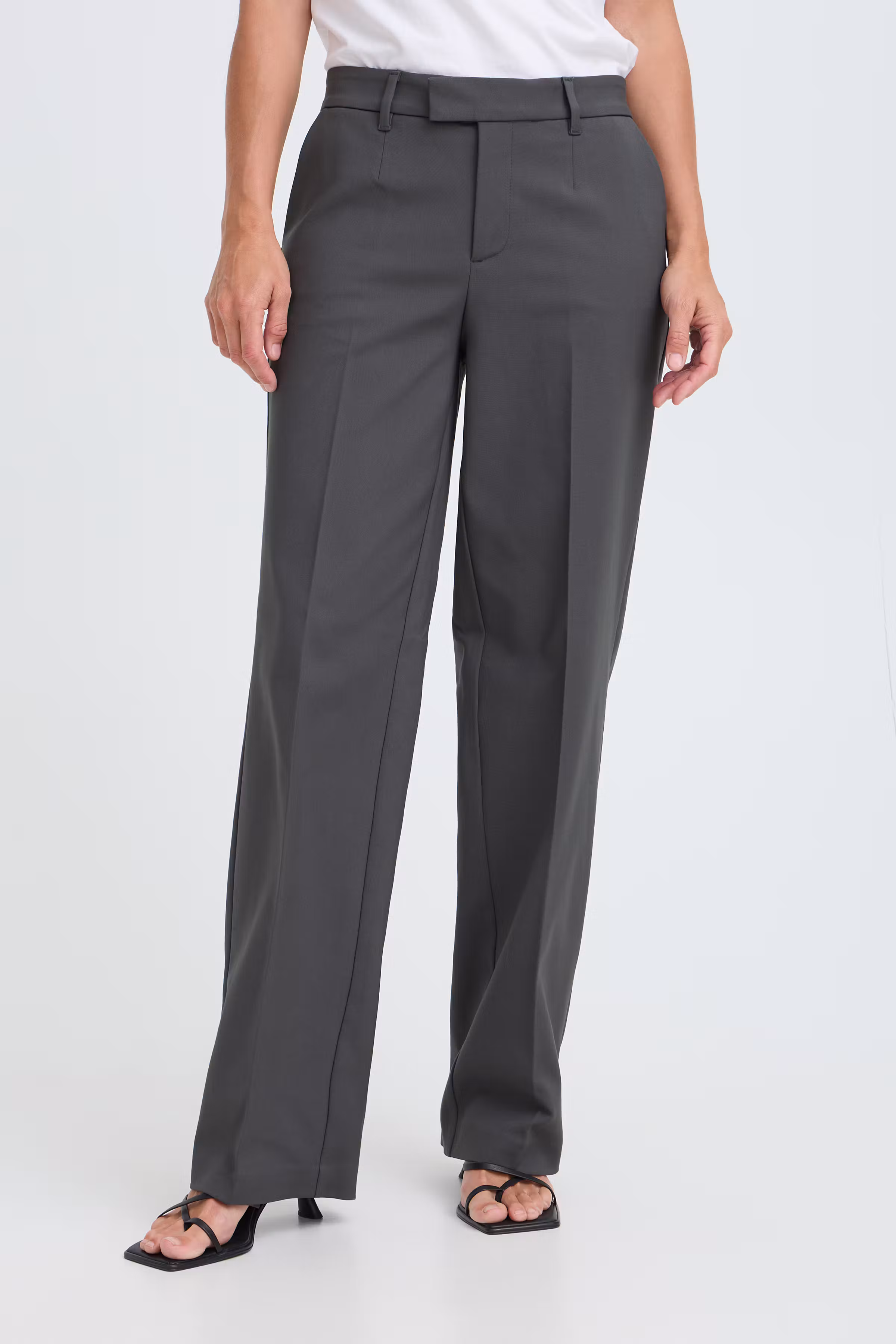 PZBINDY High Waist Wide Leg Bukser LOOKBOOK FRONT 50206519-193902
