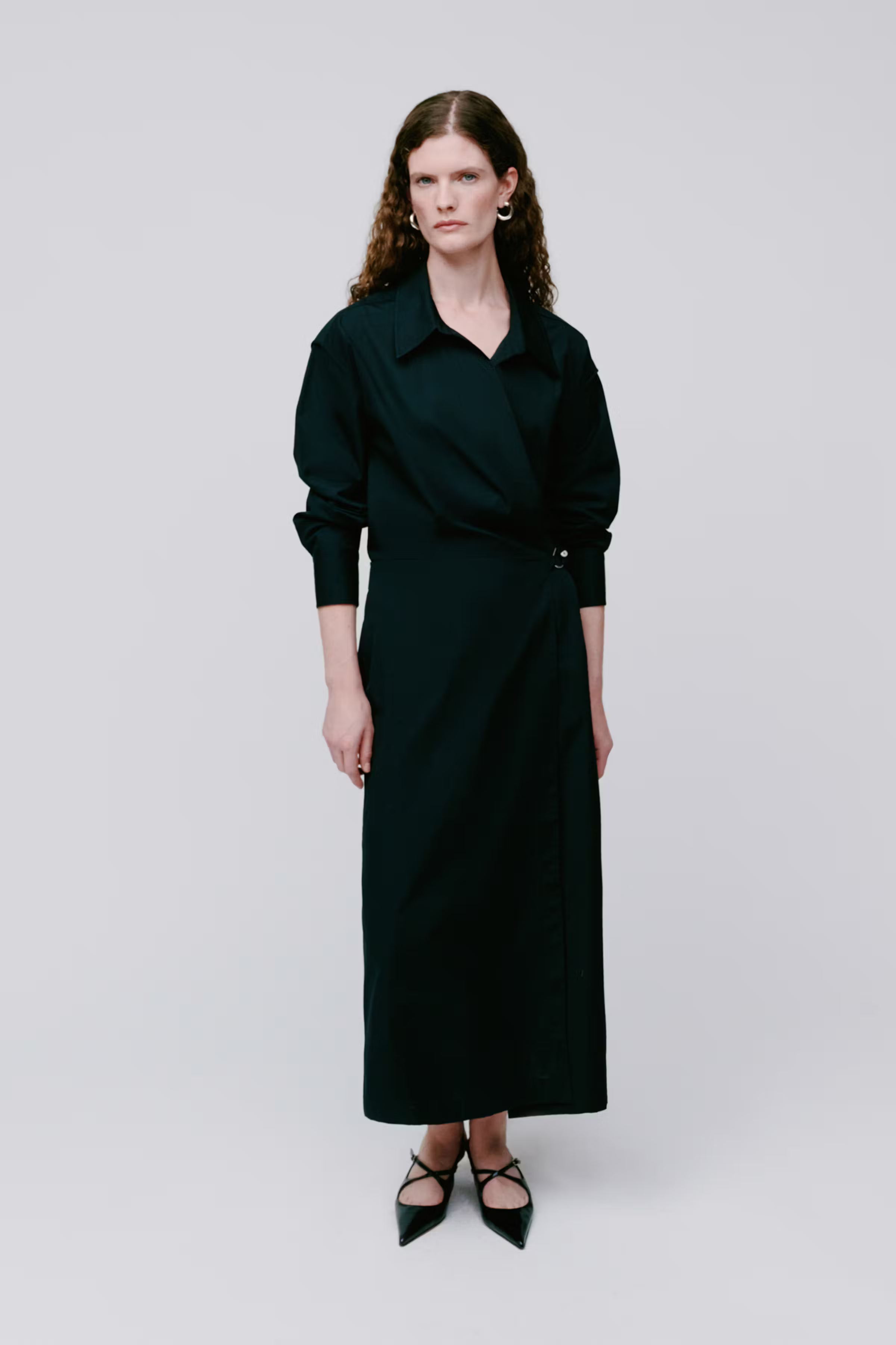 IOOLETHA Kjole LOOKBOOK FRONT 30600679-BK999