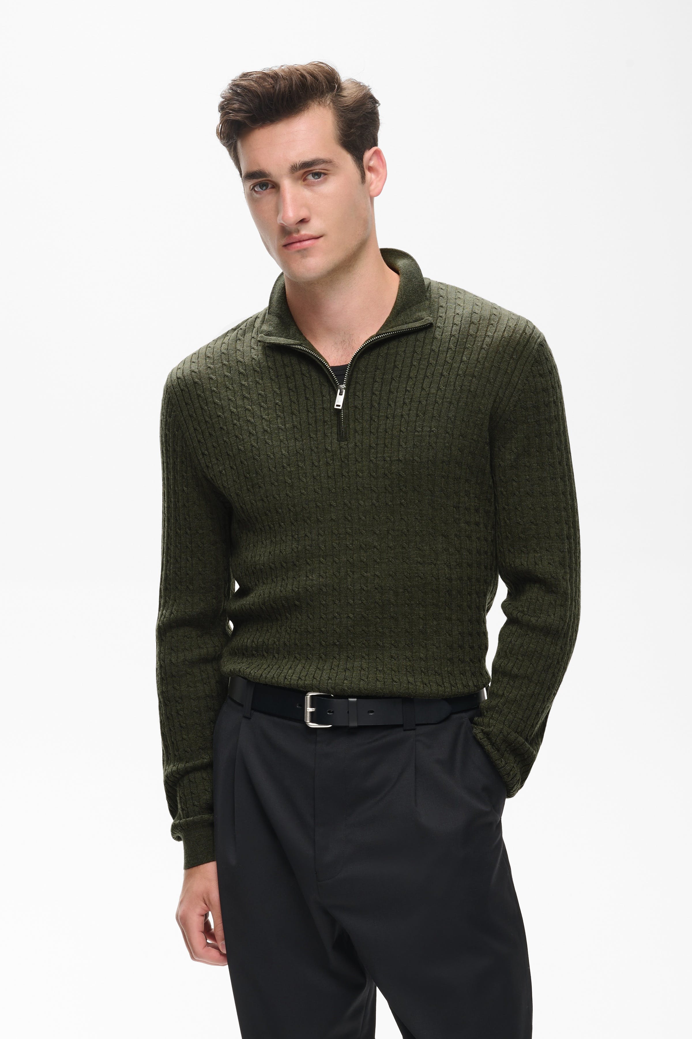 MAmason Merino Pullover LOOKBOOK FRONT 30207108-21505