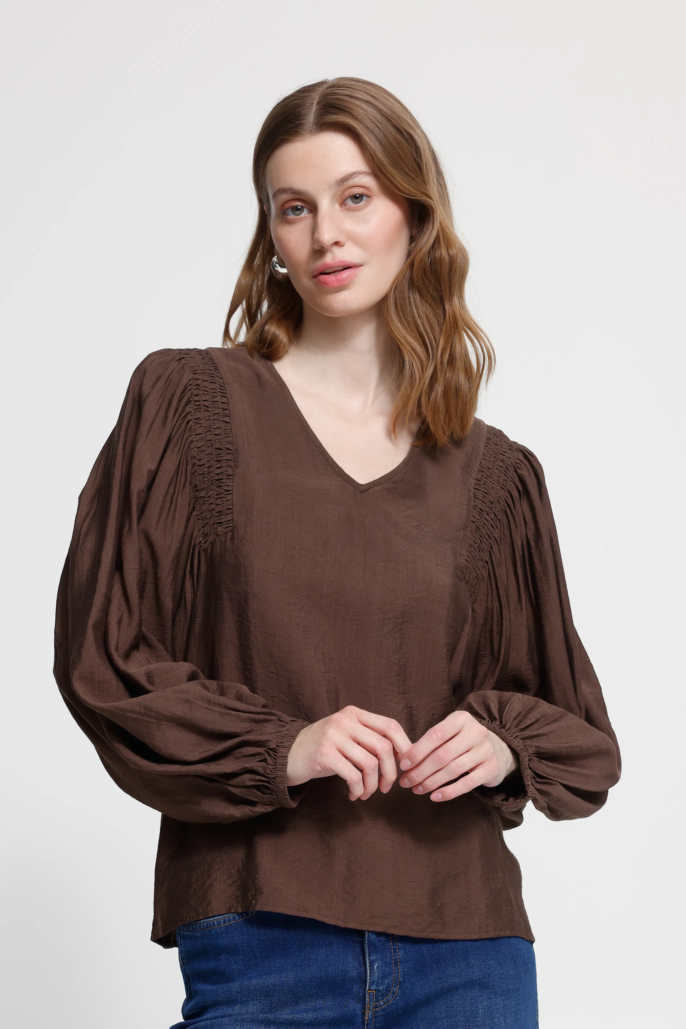 IHIMELDA Bluse LOOKBOOK FRONT 20126291-191419