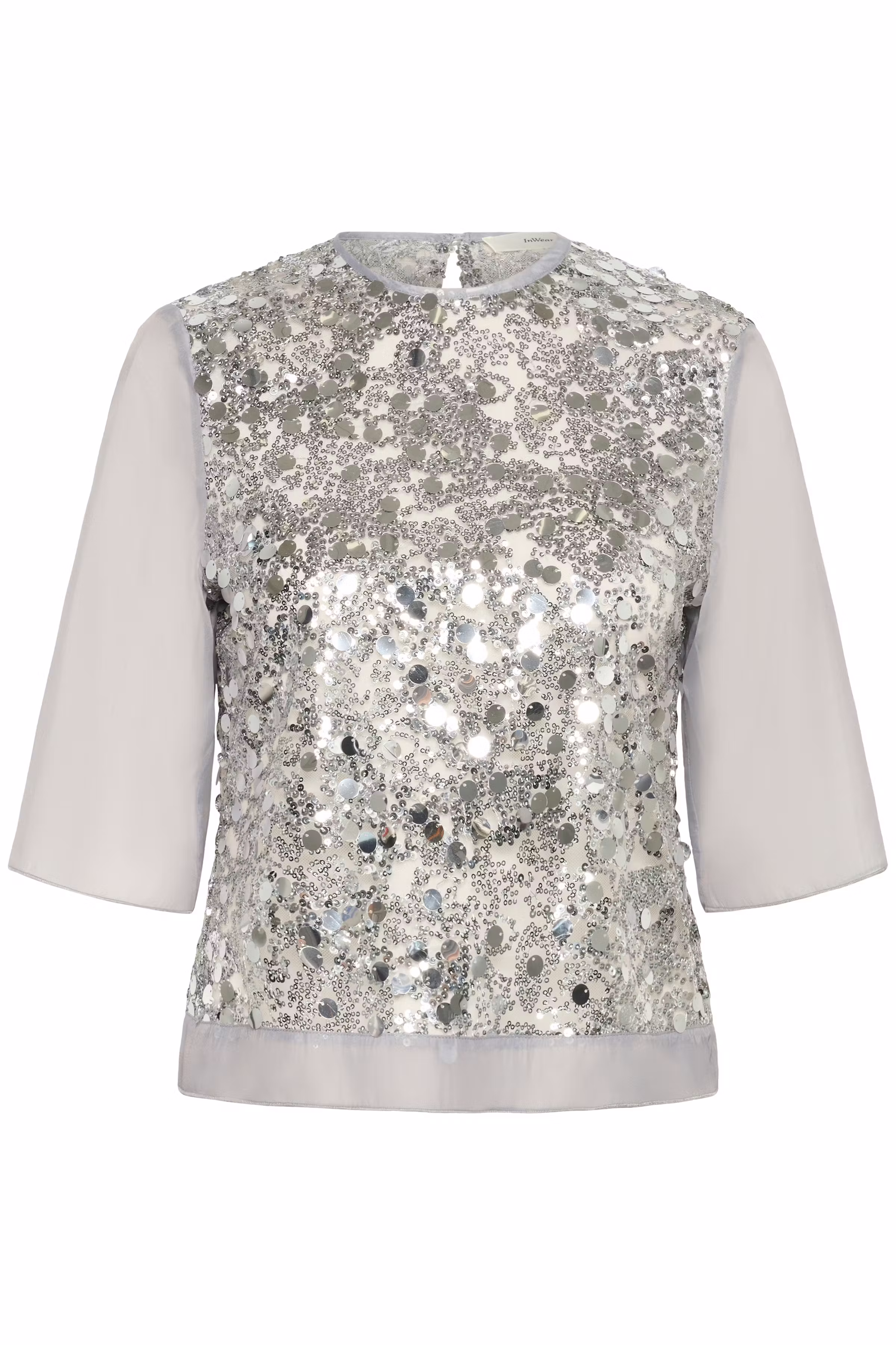 DAVINAIW Pailletten Bluse PACK FRONT 30112030-145002