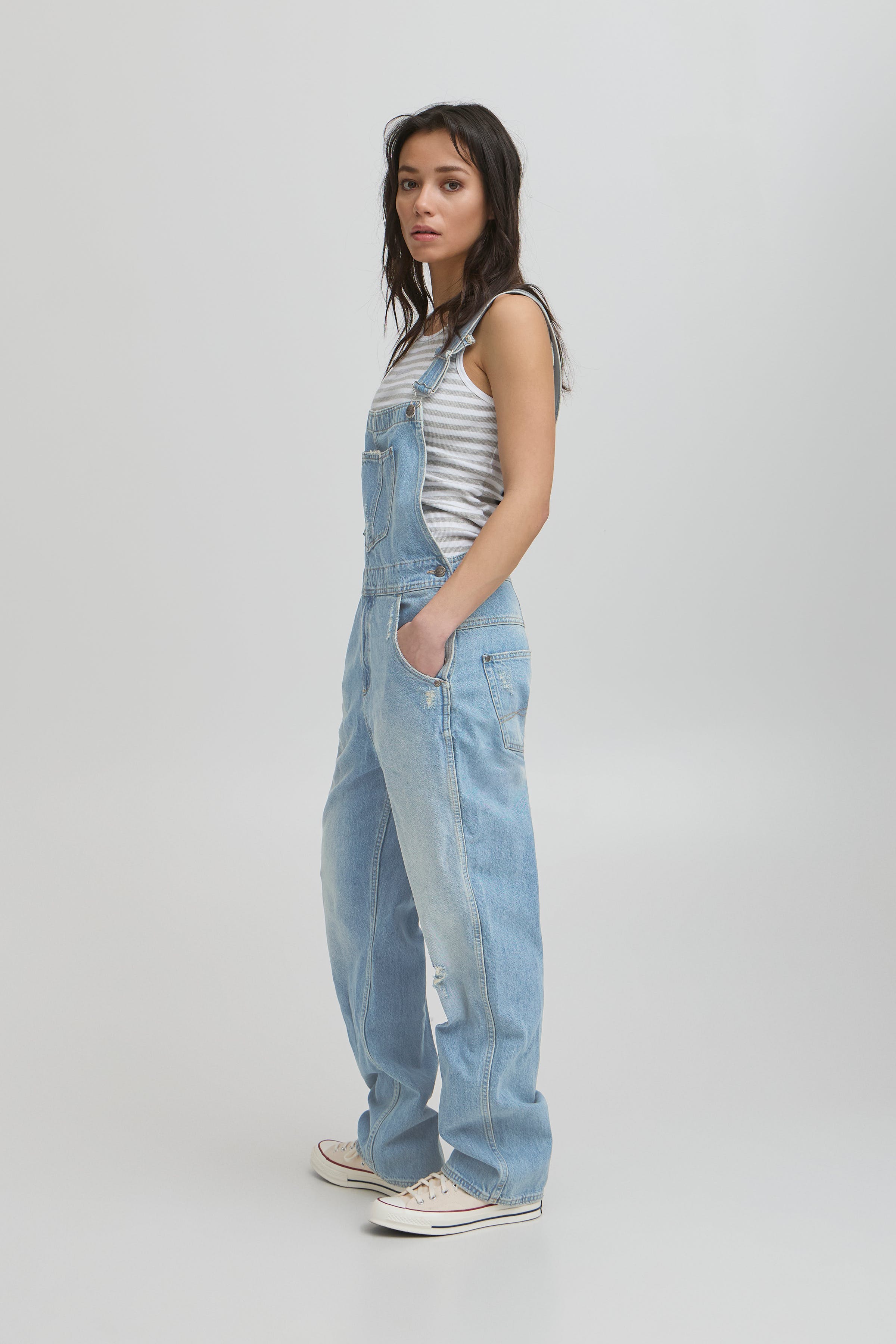 BASERAFINA Hängslebyxor LOOKBOOK FRONT 50405173-204919