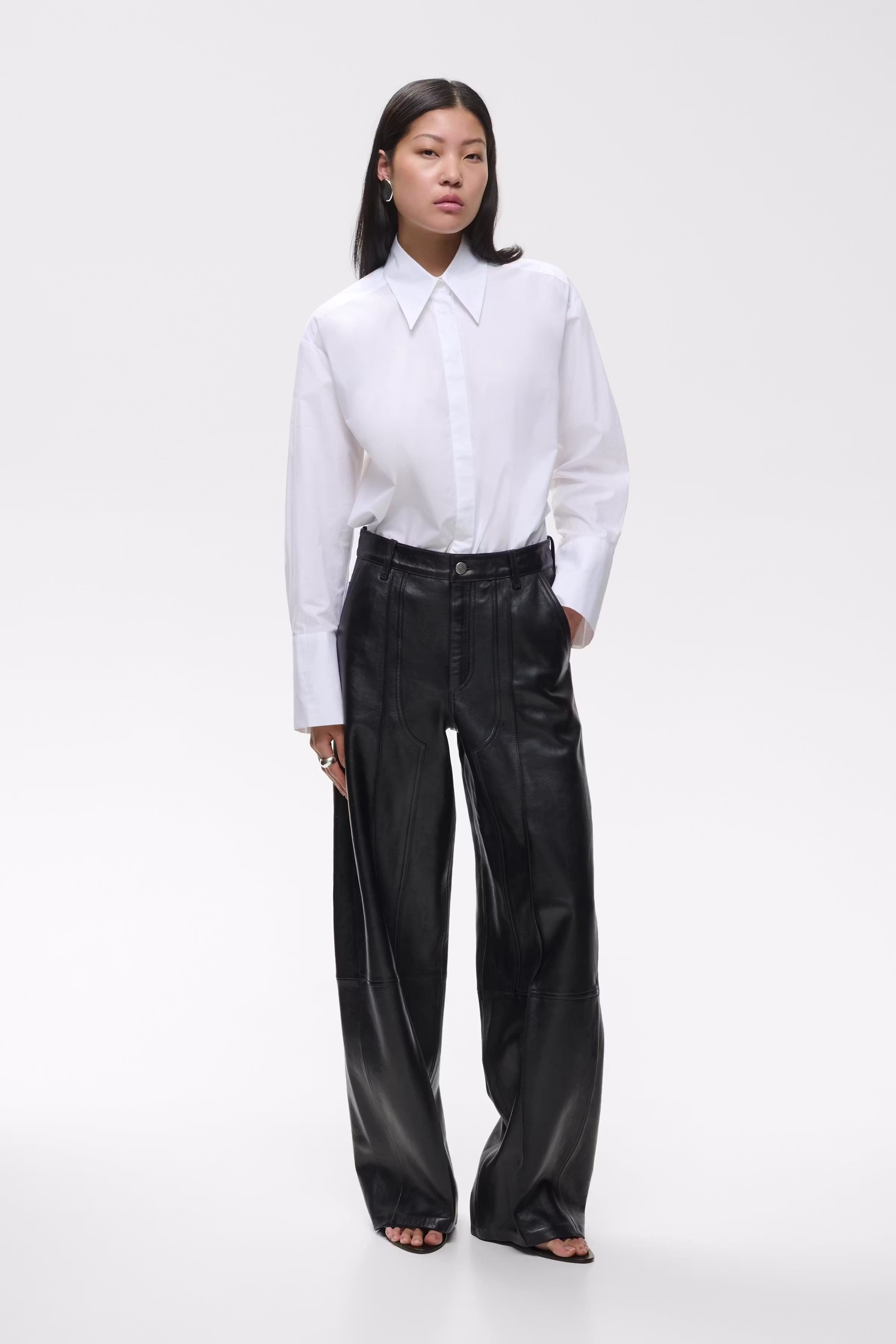 IOLESLIE Trousers LOOKBOOK FRONT 30600691-BK999