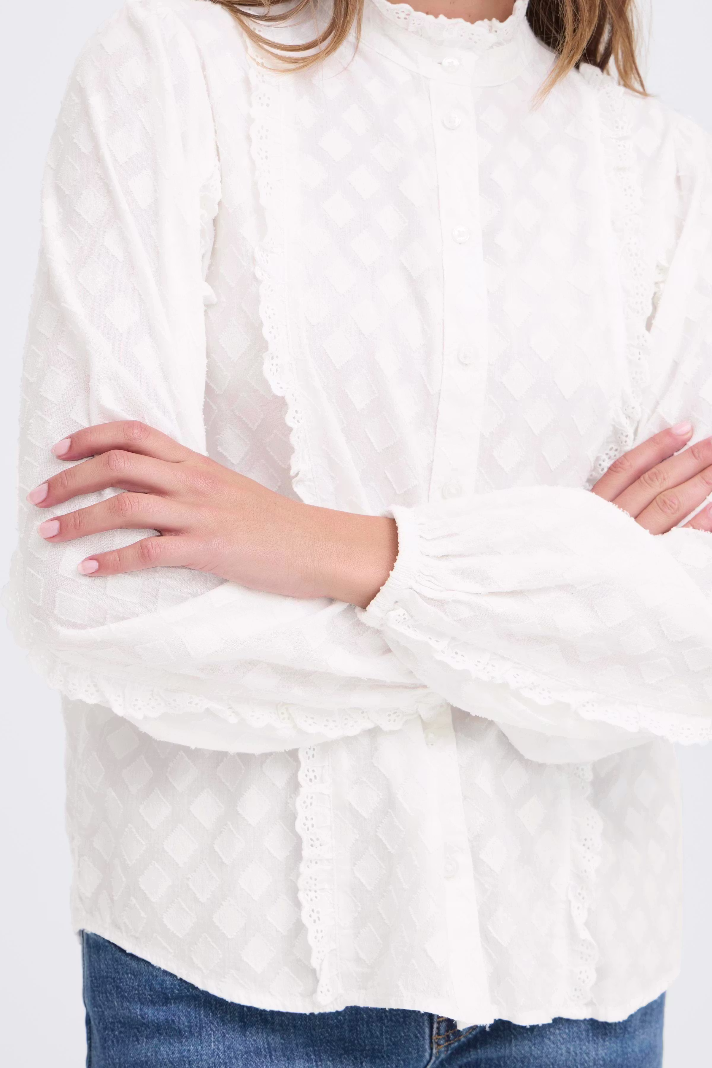PZELOISE Skjorte LOOKBOOK DETAIL 50210094-114201