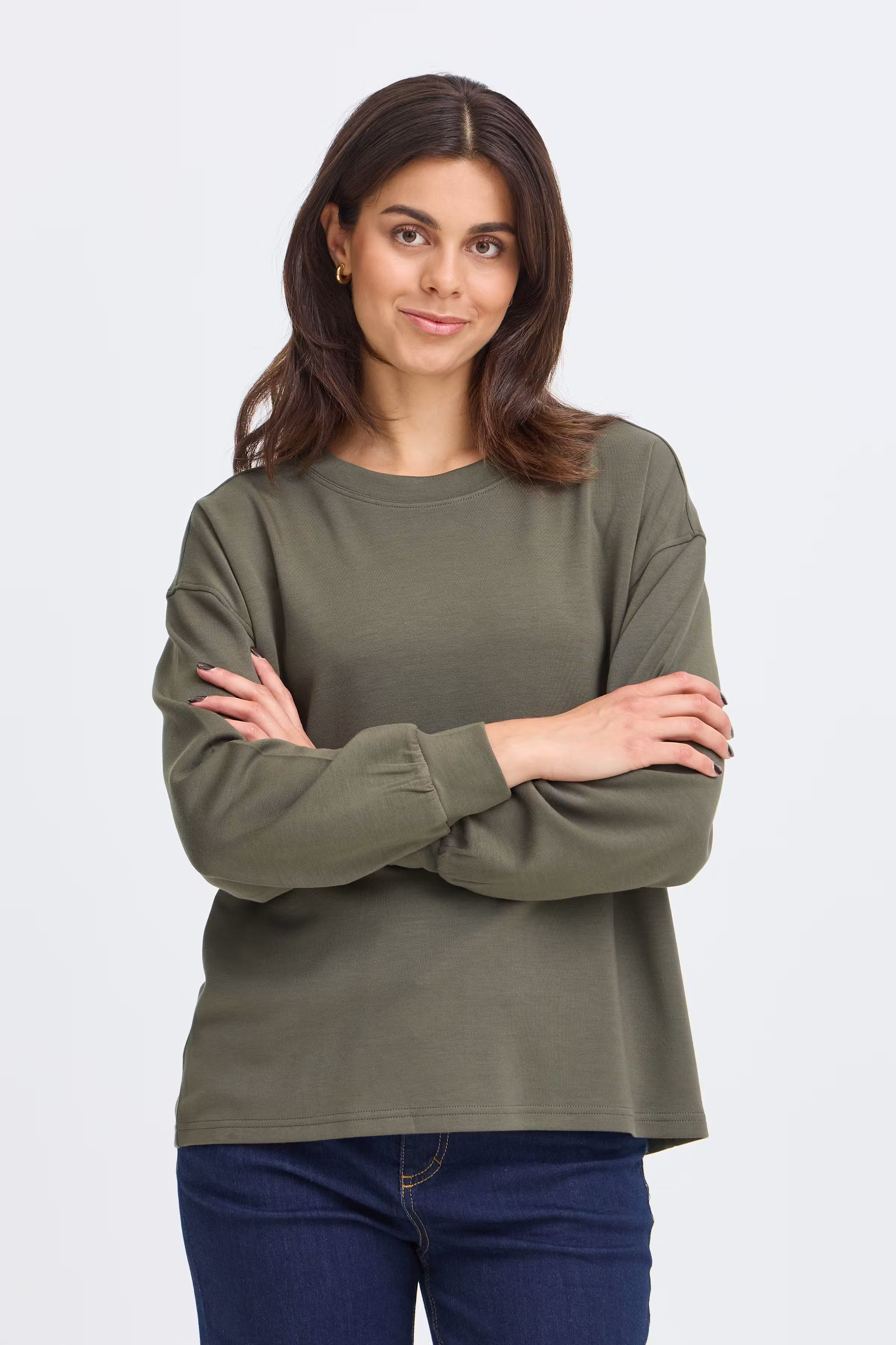 FRAURORA PU 7 Sweatshirt LOOKBOOK FRONT 20615558-190511