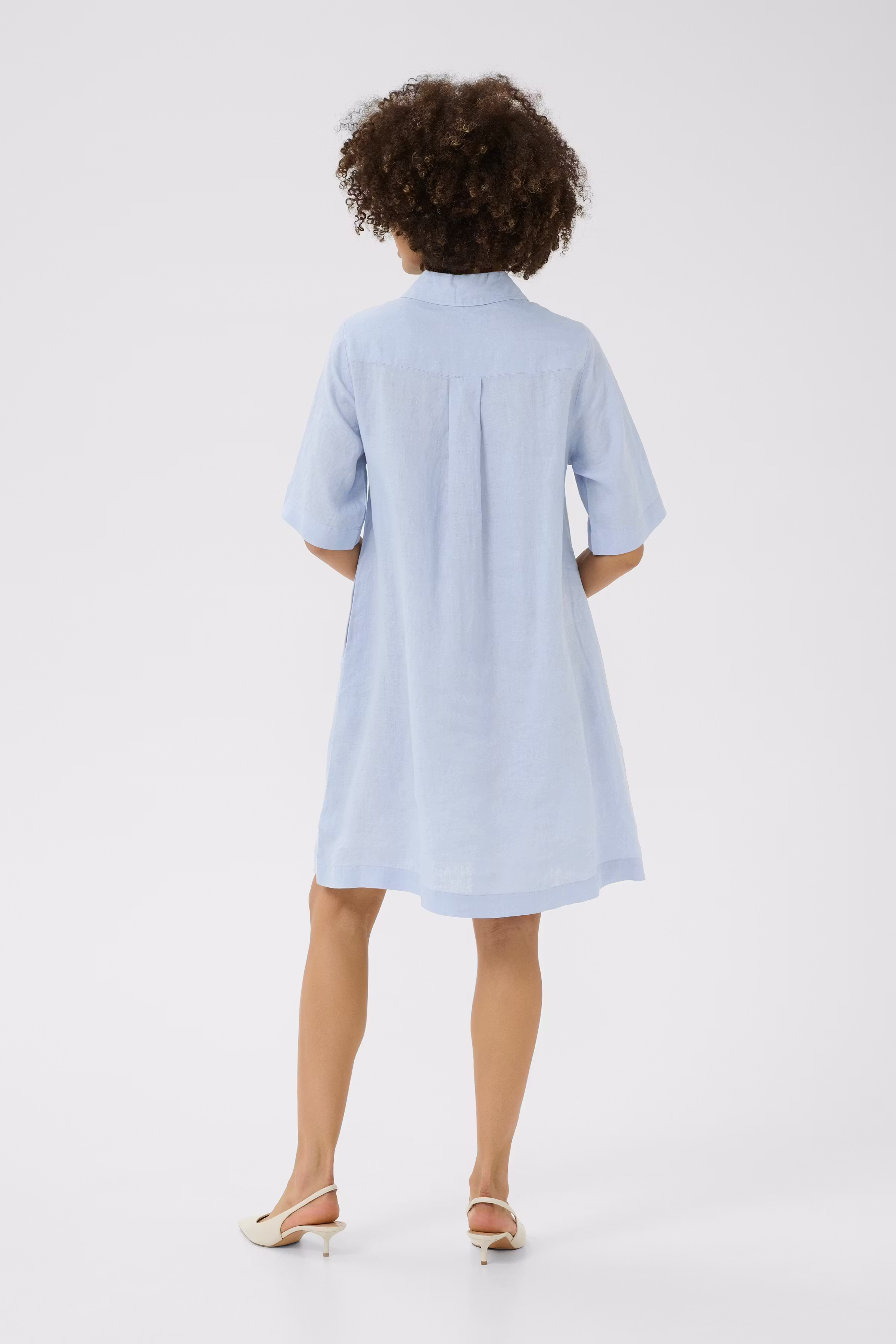 CUnyssa 100% Lin Kjole LOOKBOOK BACK 50111696-164019