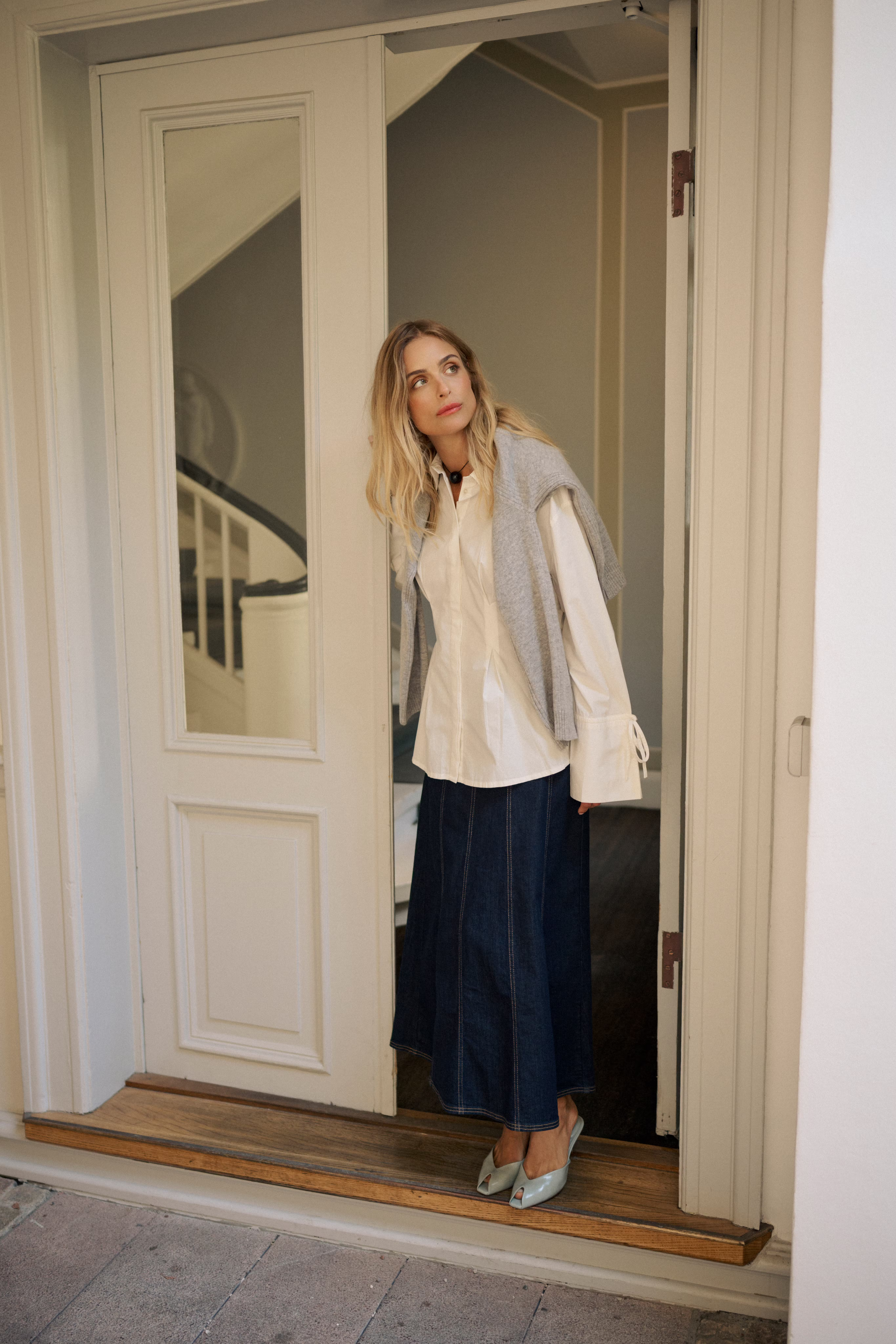 CUbobbie Denim nederdel LOCATION NONE 50112272-500119