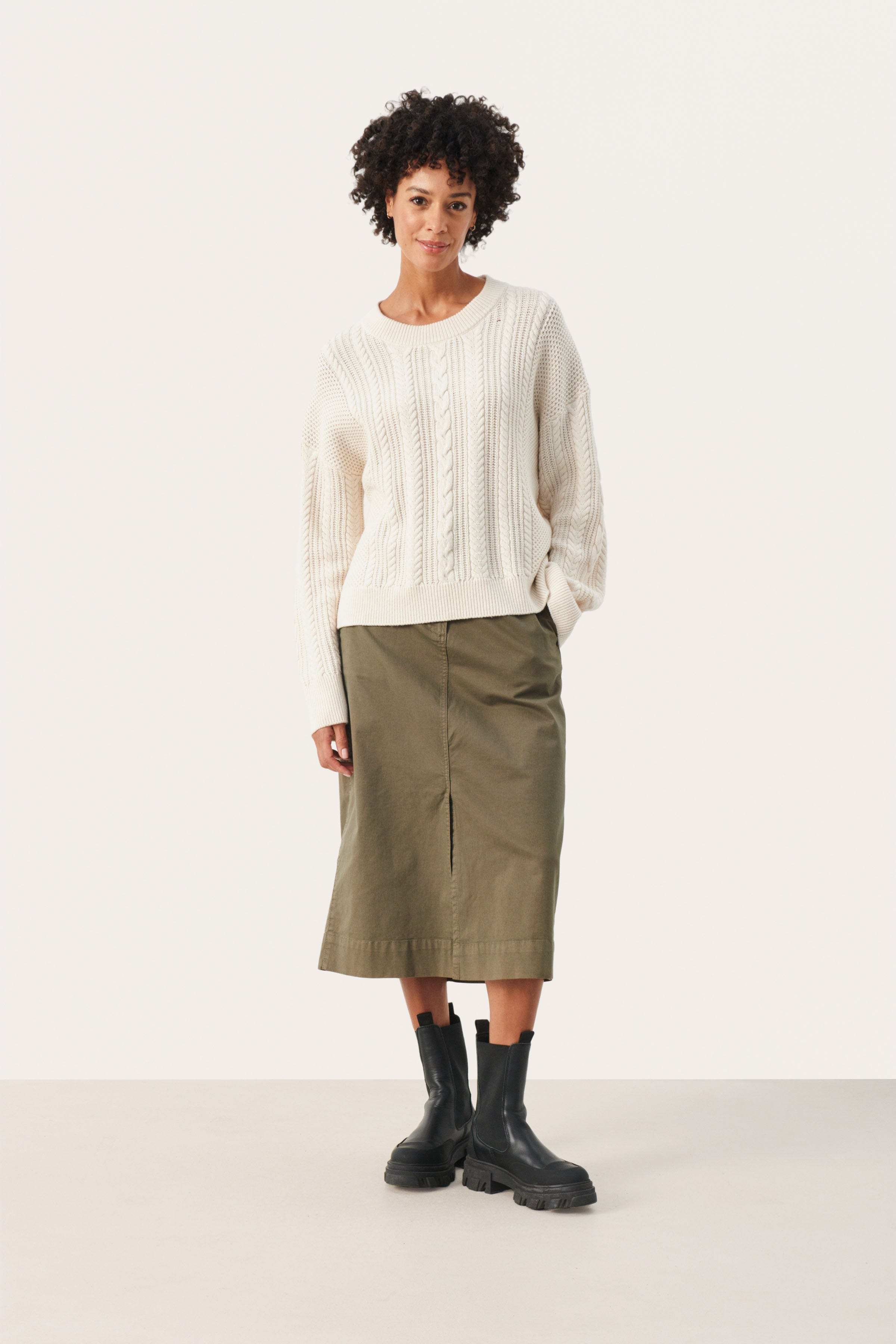 FlorcitaPW Stickad tröja LOOKBOOK FRONT 30308308-120304