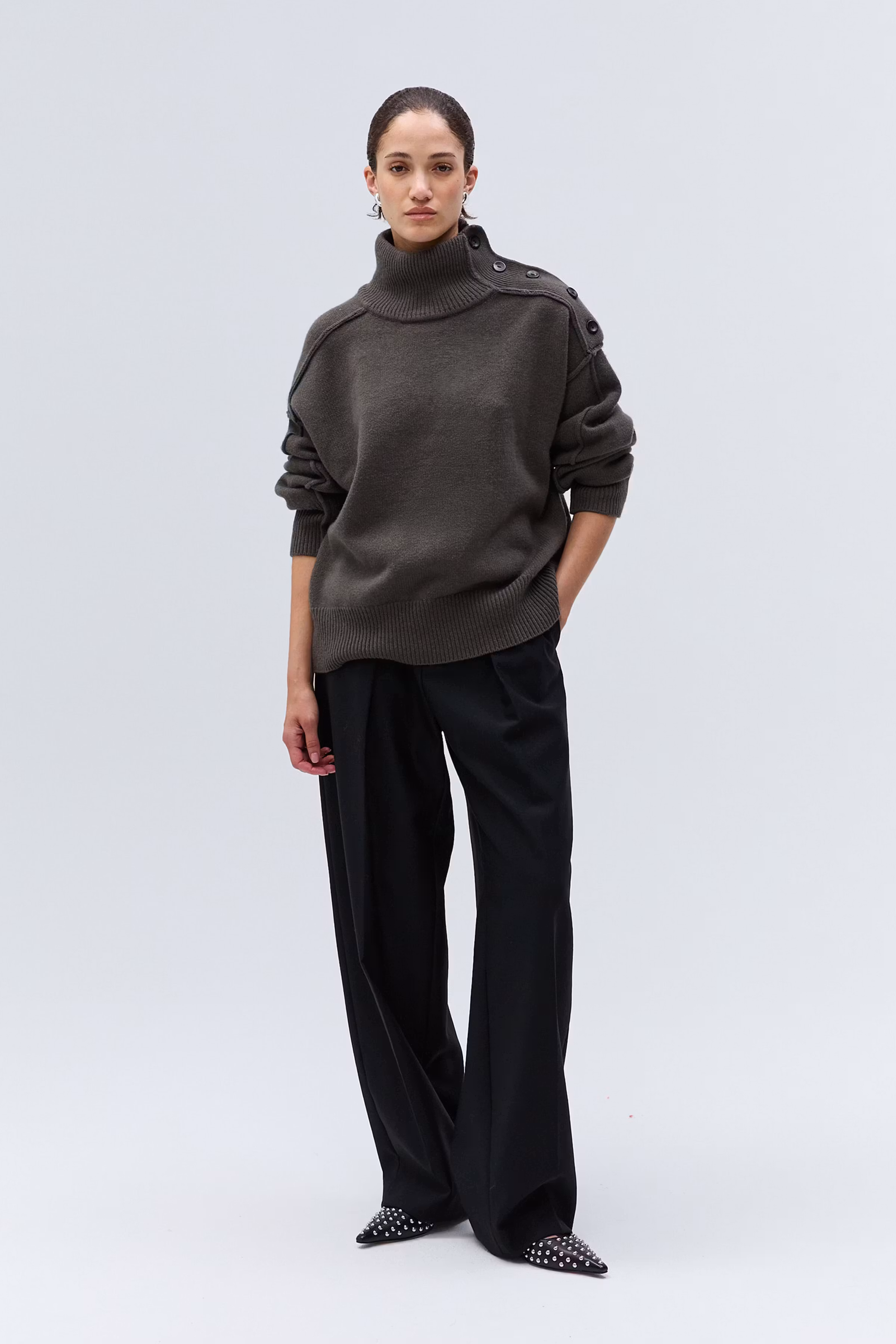 IOFilomene Pullover LOOKBOOK FRONT 30600118-GY931